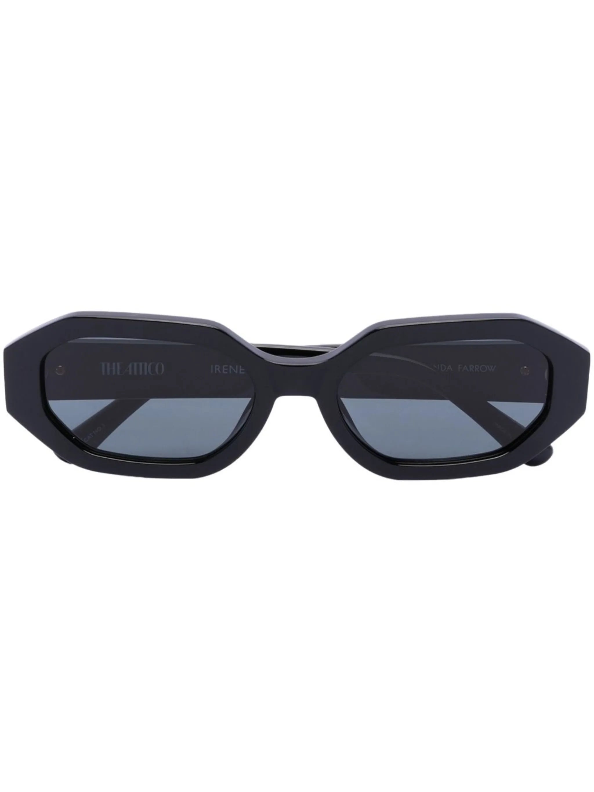 x The Attico Irene logo-print sunglasses