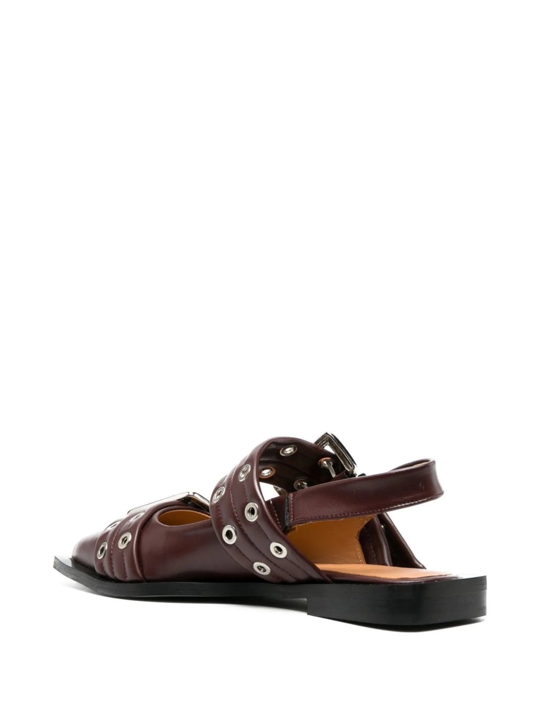 buckle-detail pointed sandals