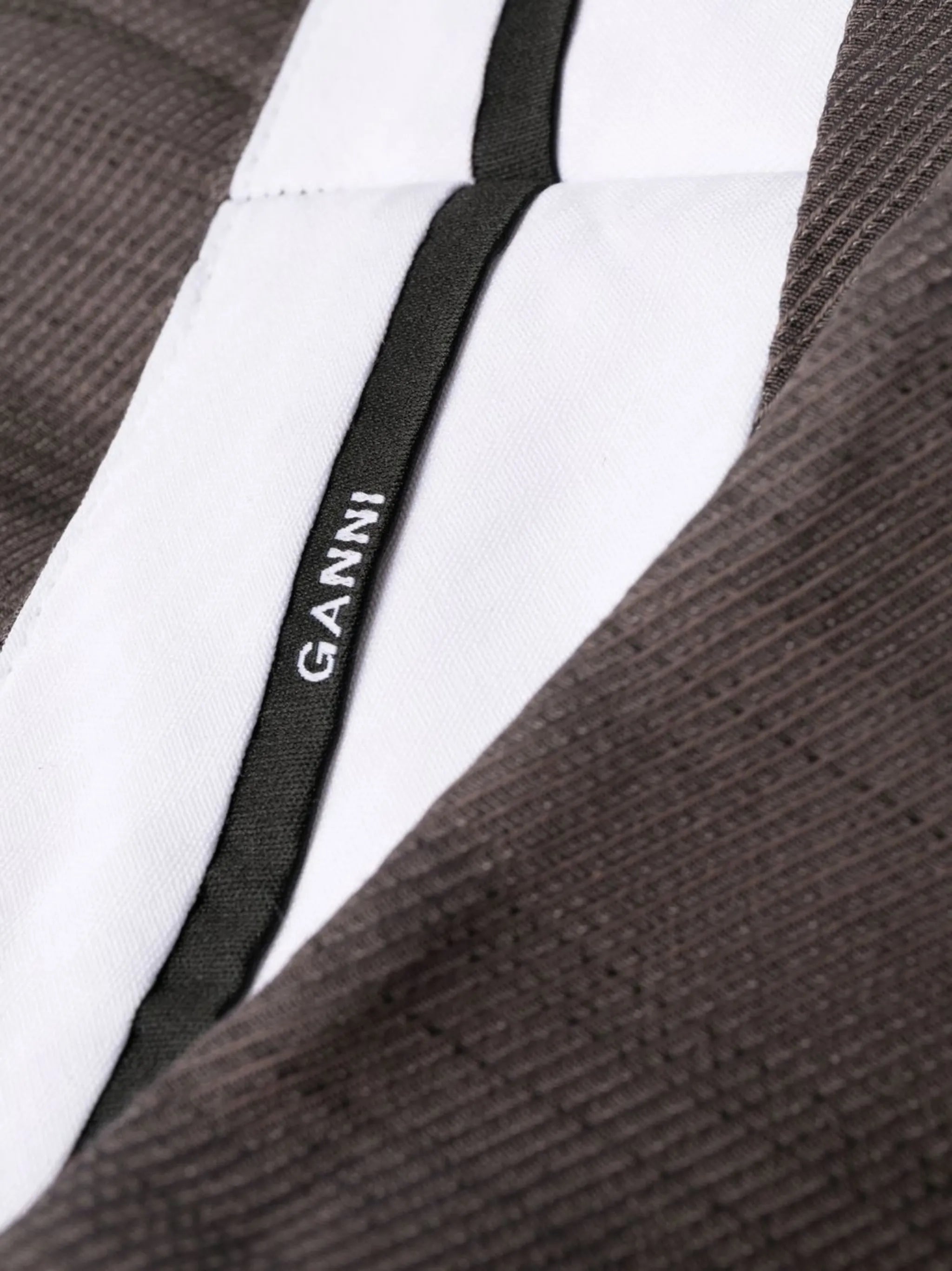 striped straight-leg trousers