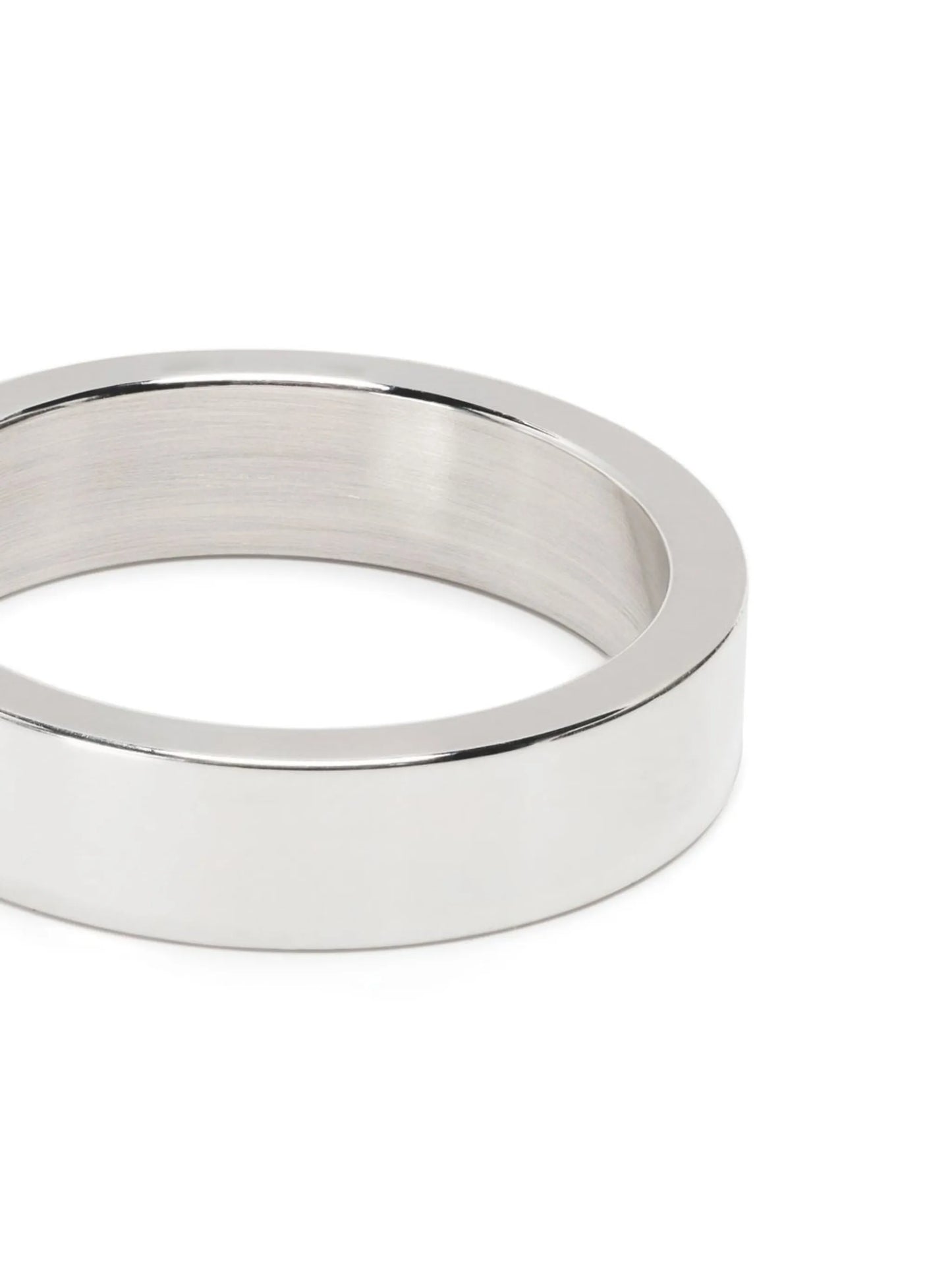 inset black diamond ribbon ring