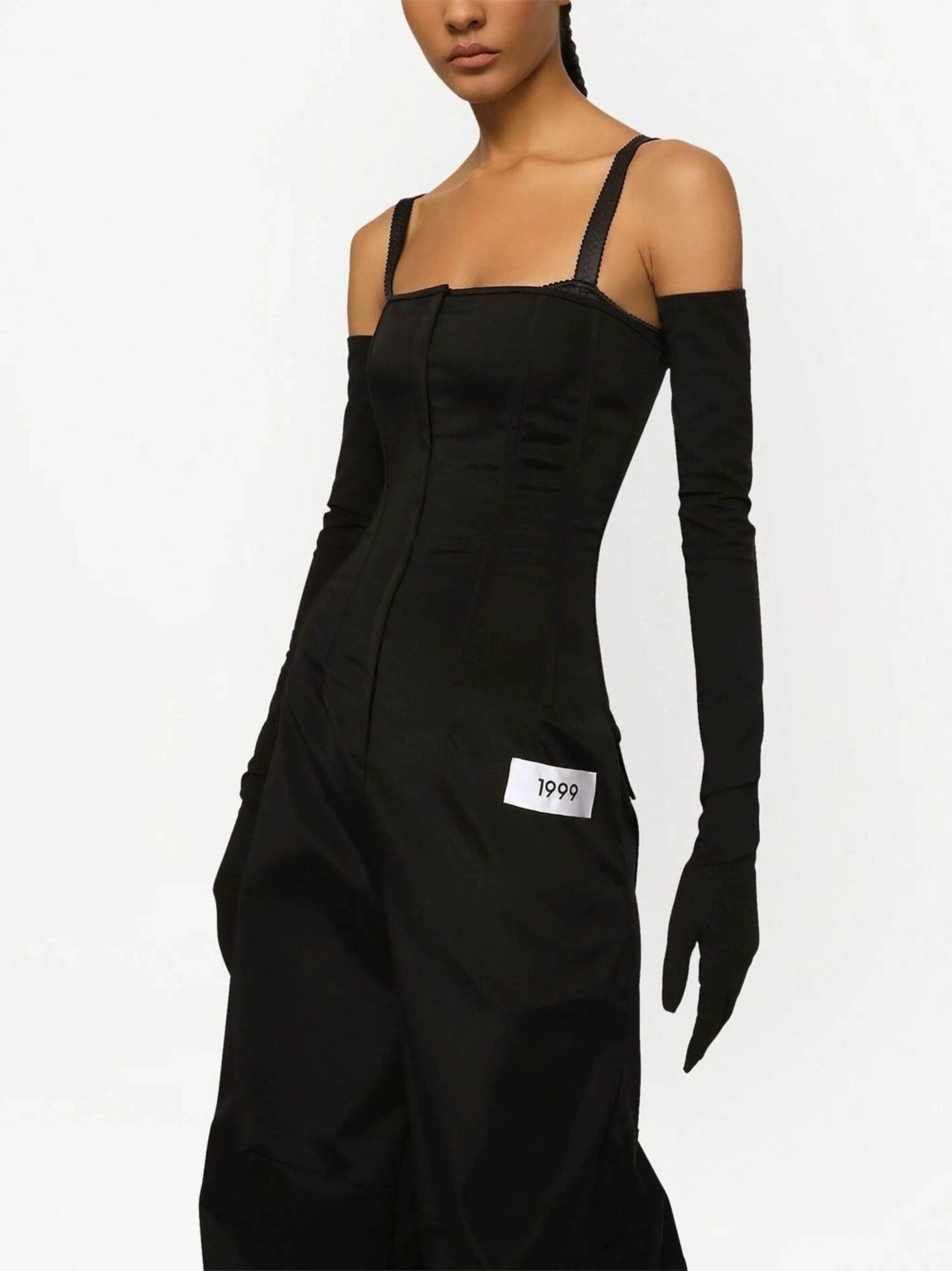 KIM DOLCE&GABBANA Cady strapless jumpsuit