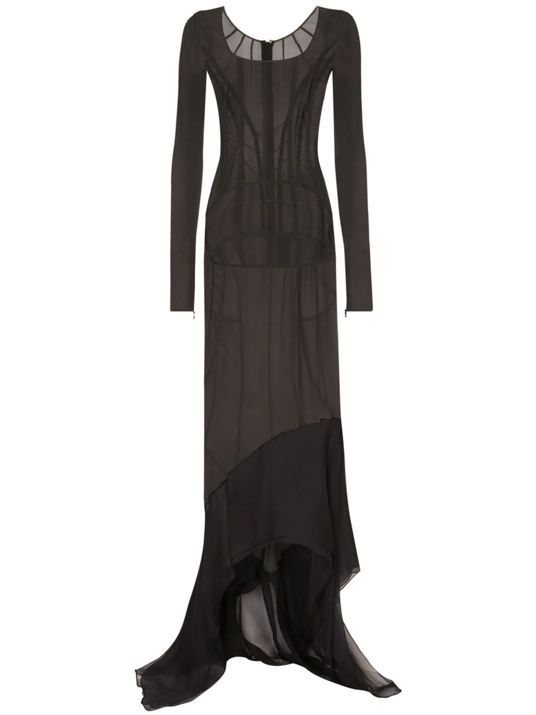 KIM DOLCE&GABBANA georgette maxi dress