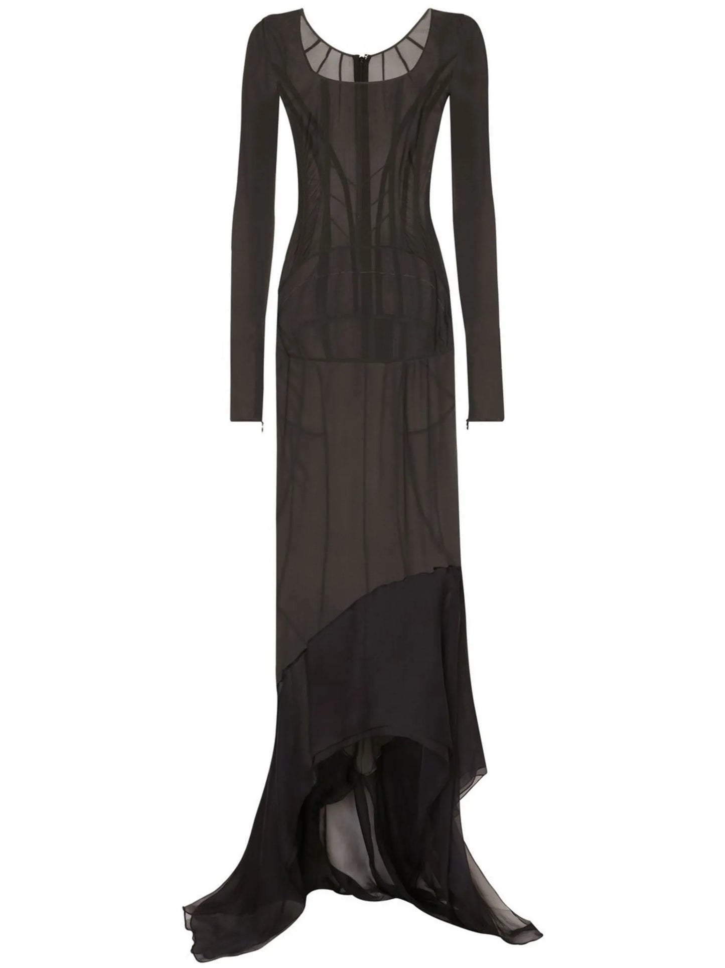 KIM DOLCE&GABBANA georgette maxi dress