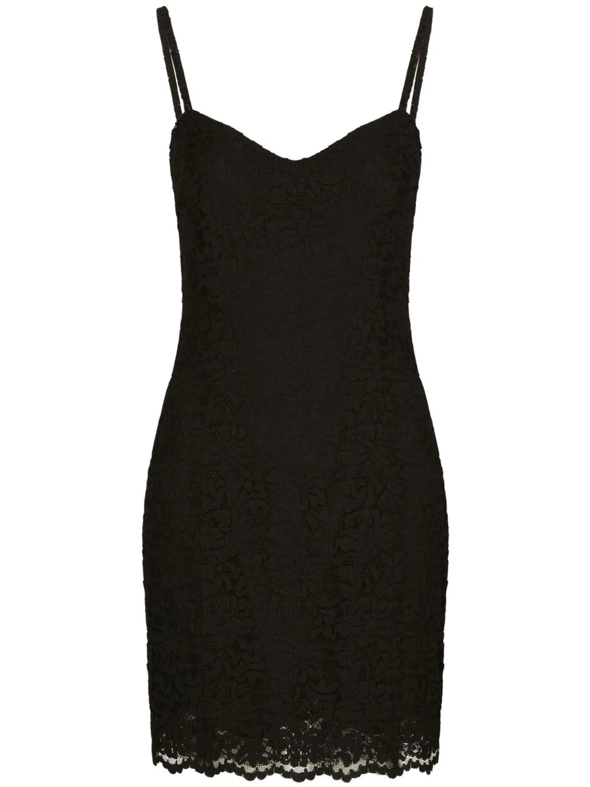 KIM DOLCE&GABBANA Cordonetto-lace minidress
