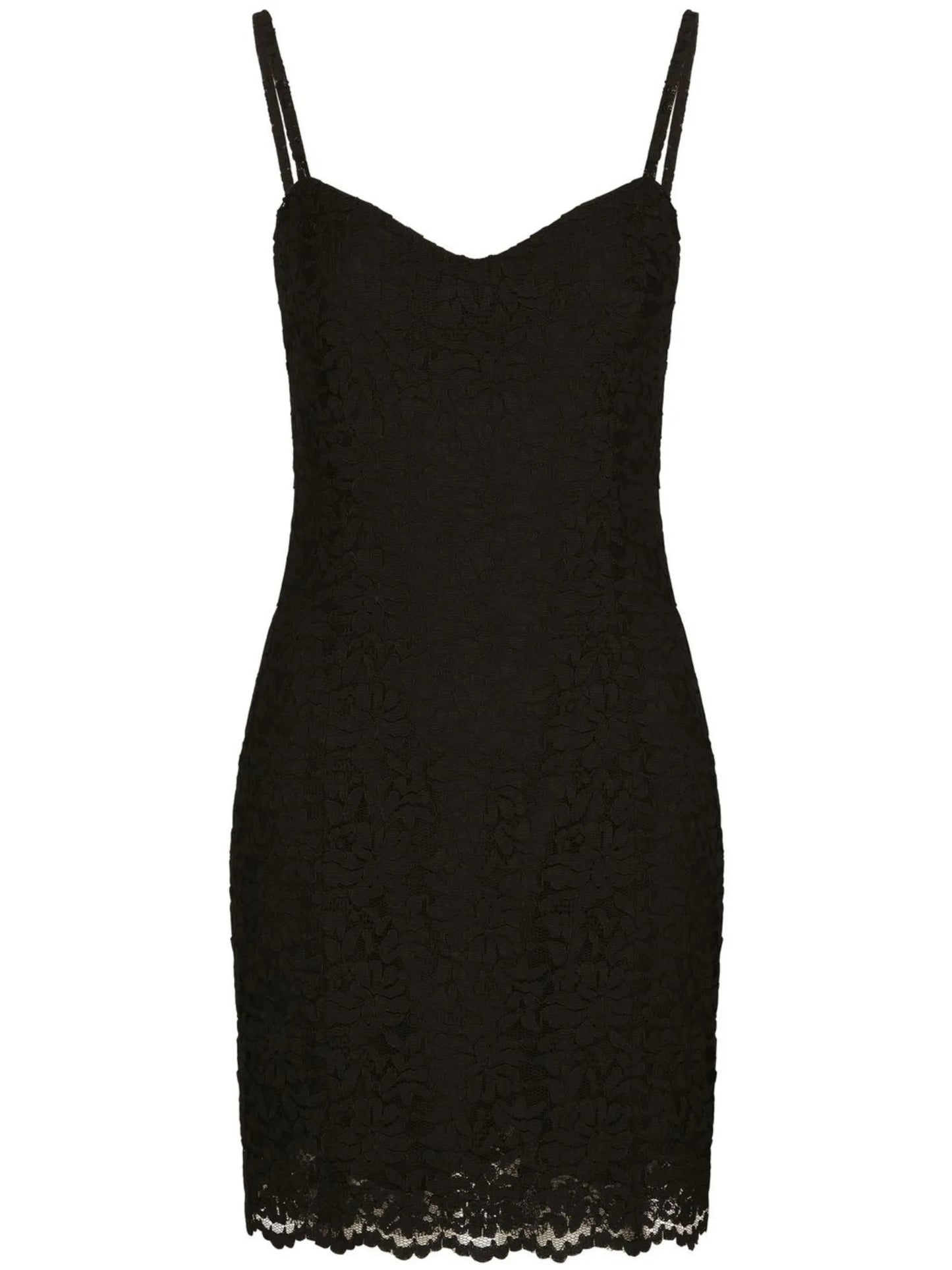 KIM DOLCE&GABBANA Cordonetto-lace minidress