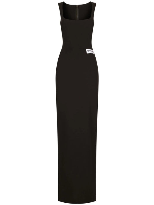 KIM DOLCE&GABBANA Milano-rib maxi dress