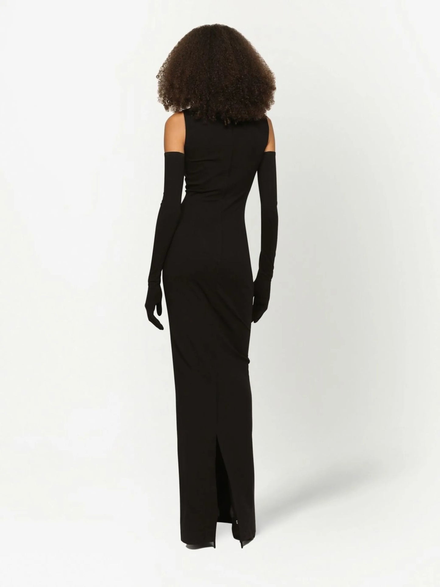 KIM DOLCE&GABBANA Milano-rib maxi dress