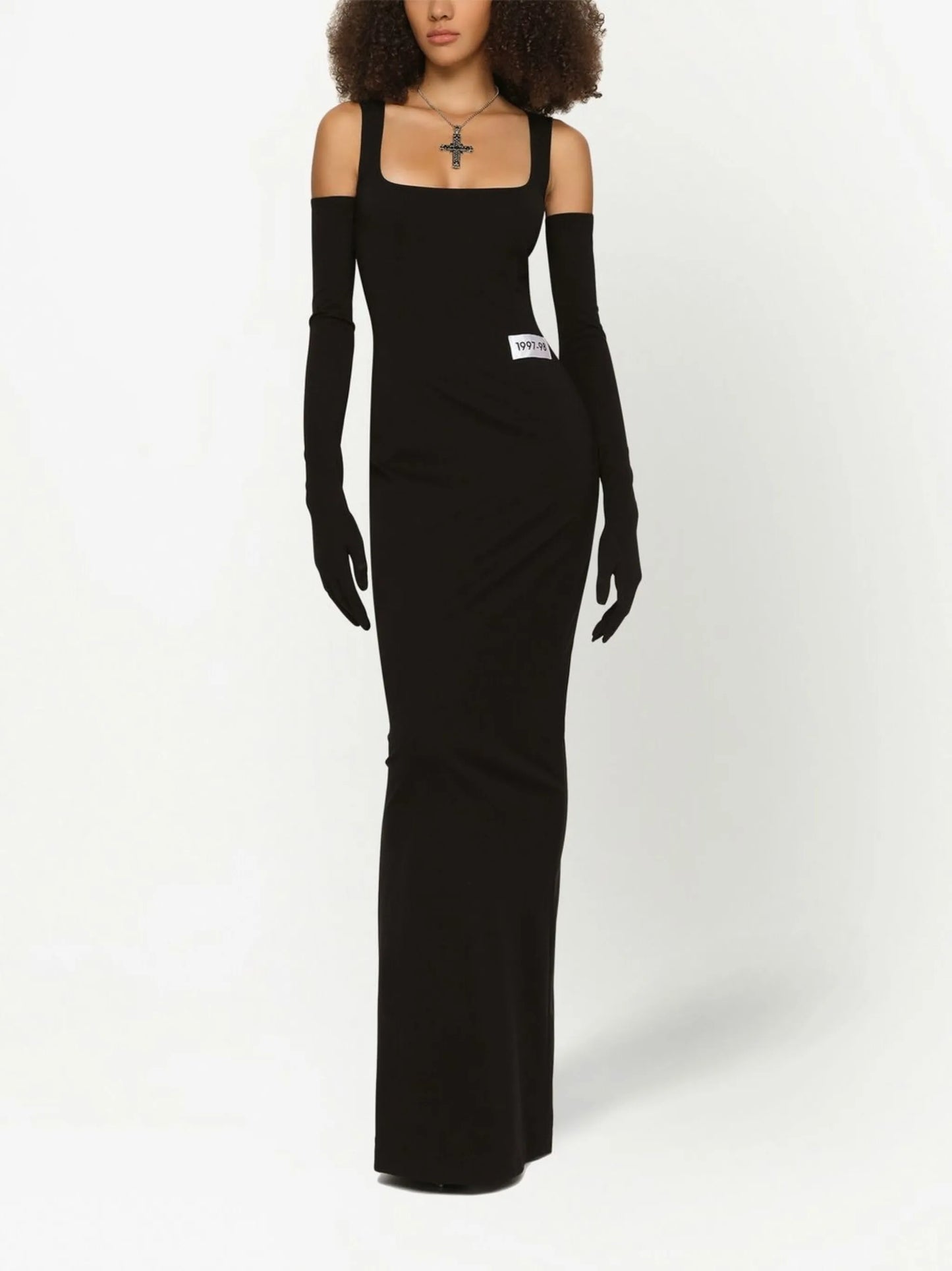 KIM DOLCE&GABBANA Milano-rib maxi dress