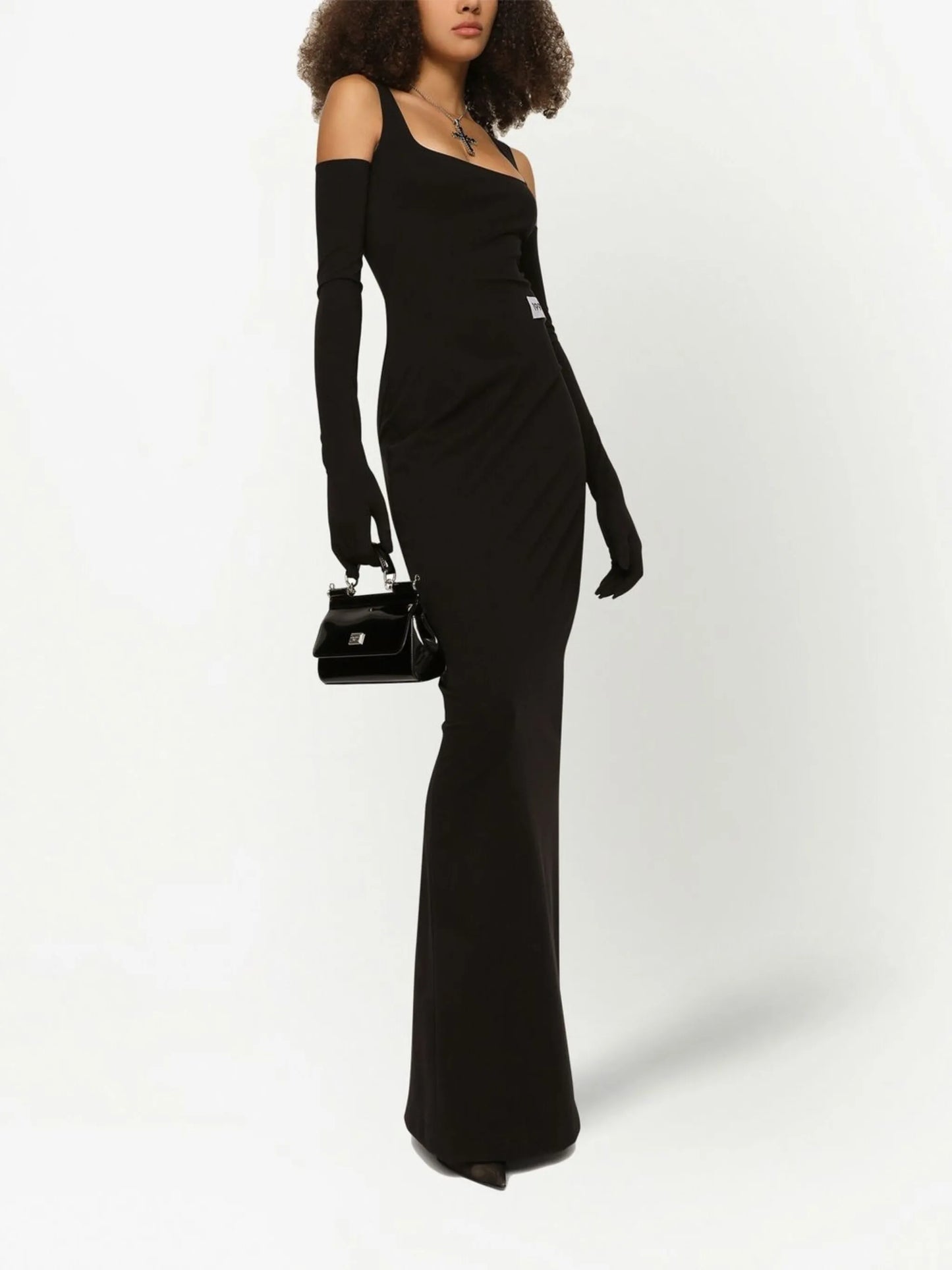 KIM DOLCE&GABBANA Milano-rib maxi dress