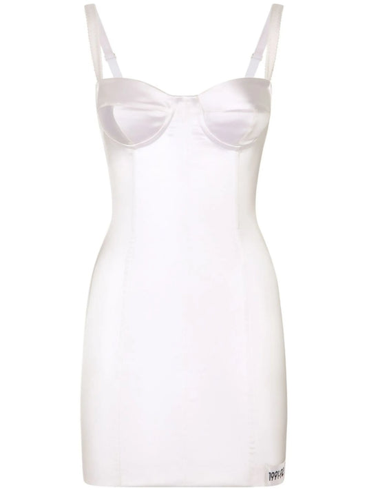 KIM DOLCE&GABBANA satin minidress