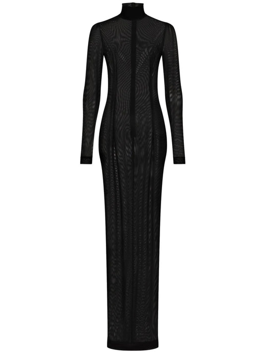 KIM DOLCE&GABBANA tulle maxi dress