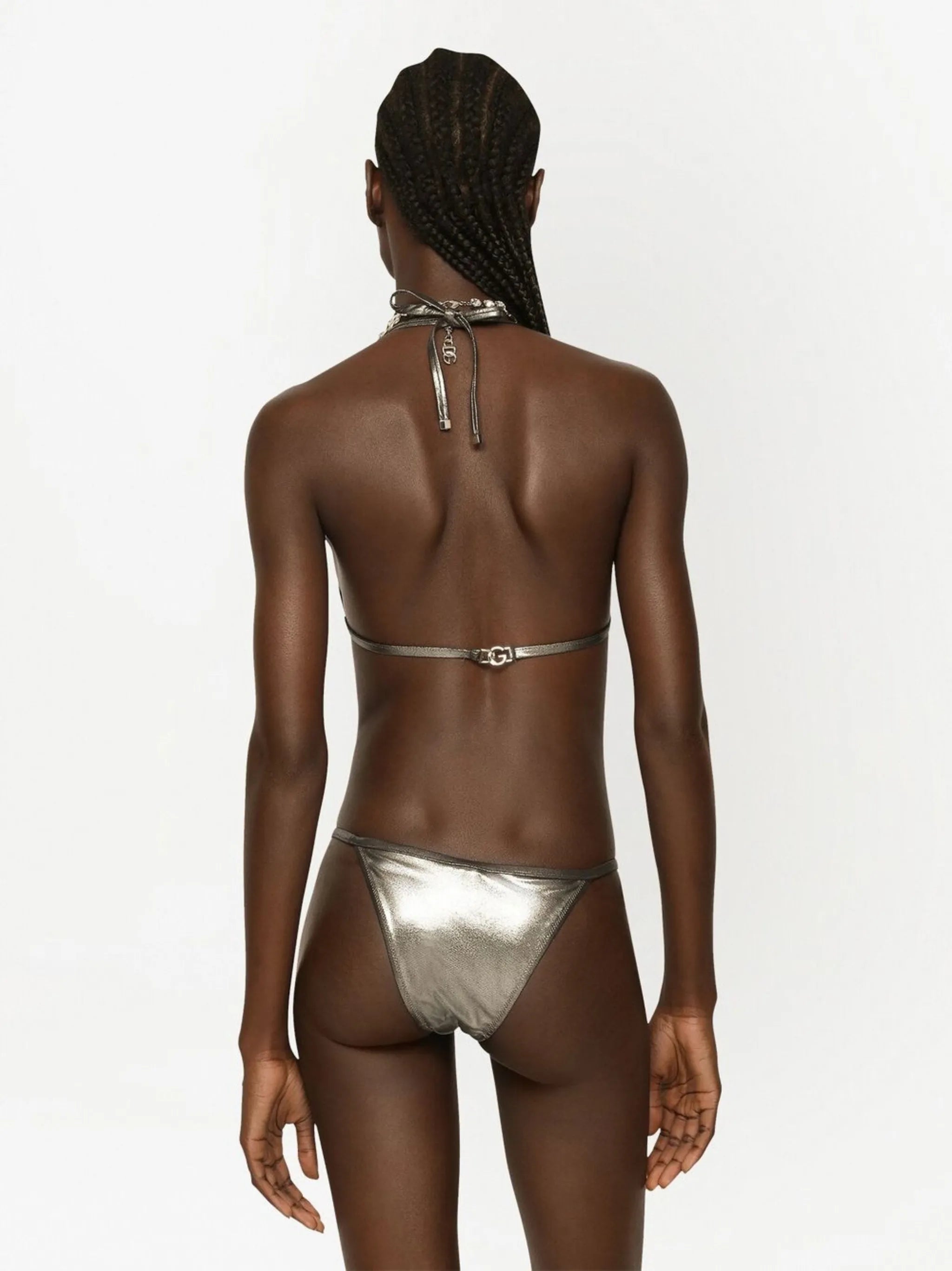 KIM DOLCE&GABBANA DG-logo triangle bikini