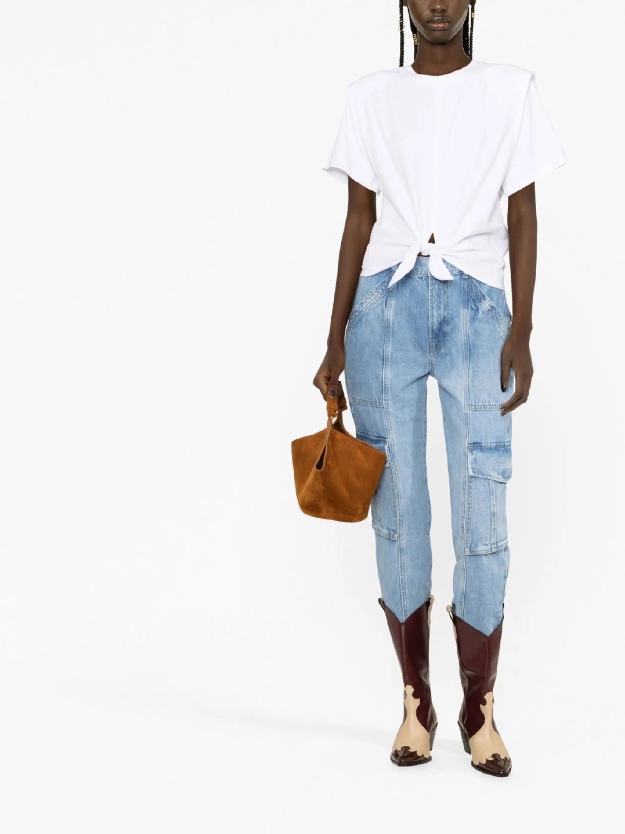 Zelikia tied-waist T-shirt