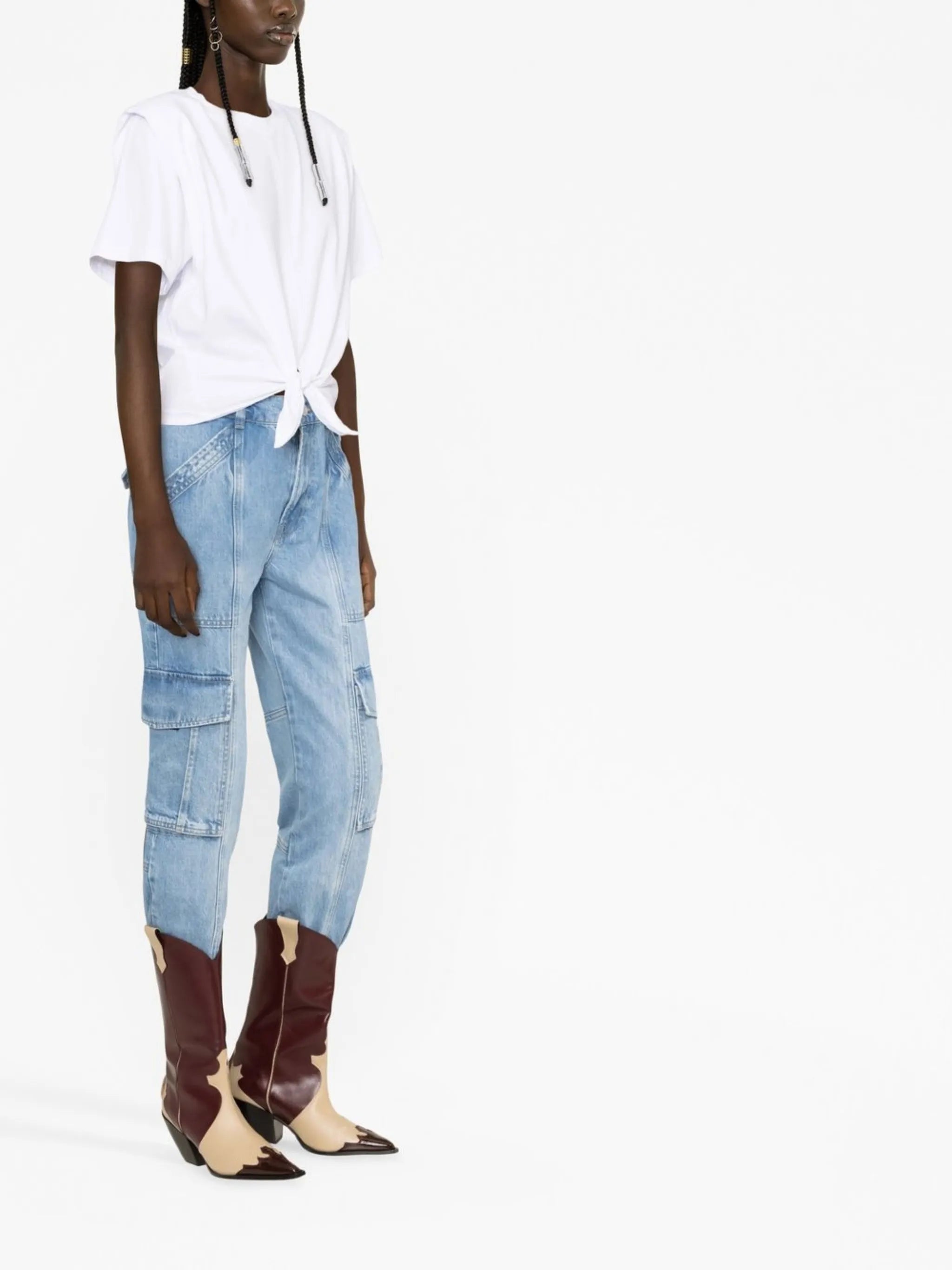 Zelikia tied-waist T-shirt