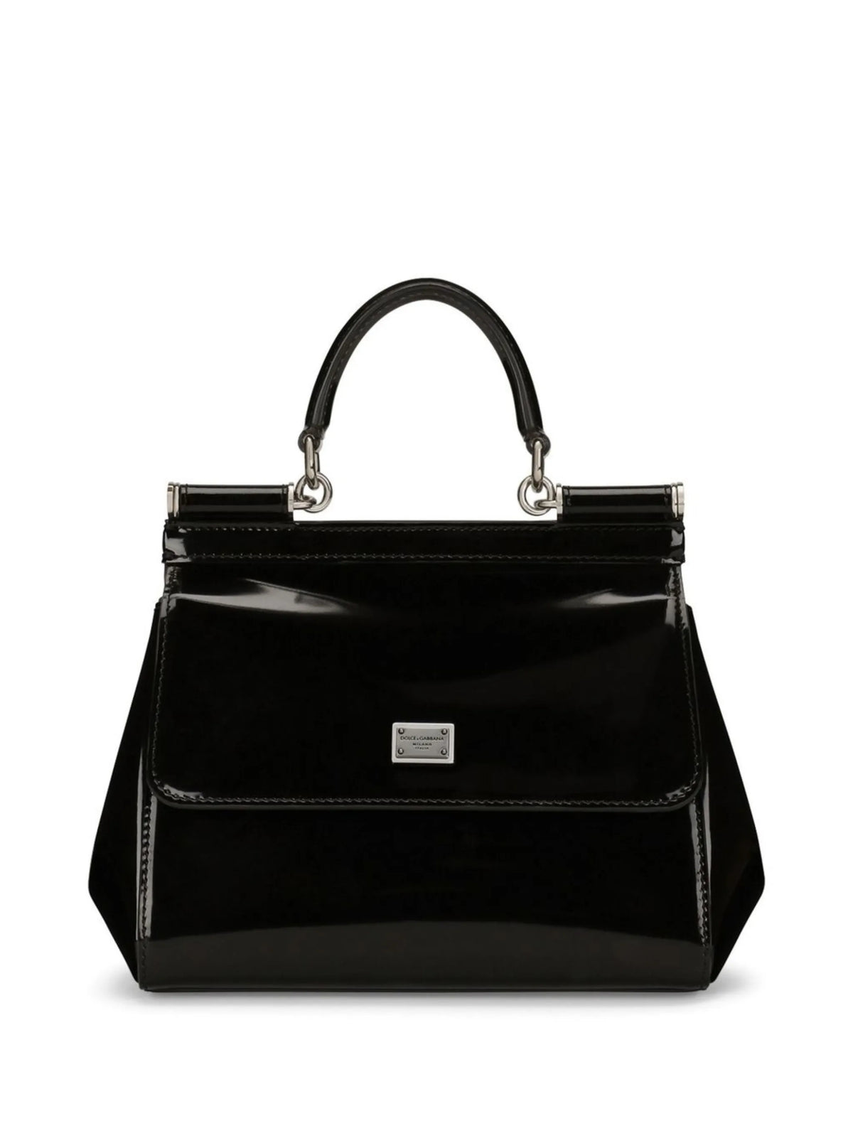 small Sicily handbag in polished calfskin
