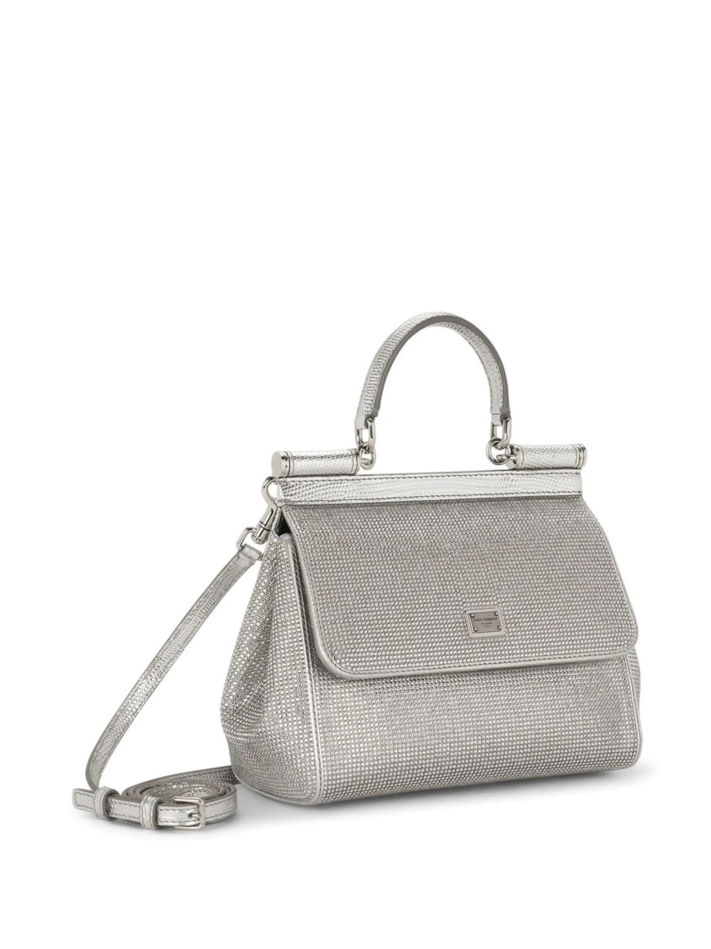 KIM DOLCE&GABBANA small Sicily satin top-handle bag