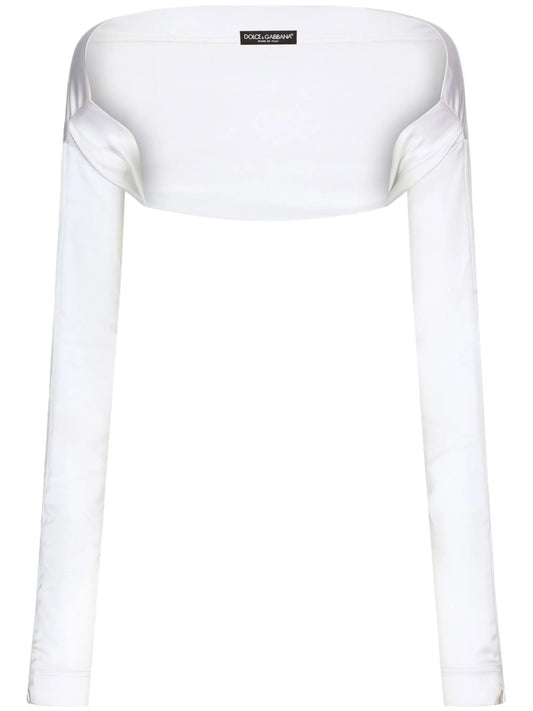 KIM DOLCE&GABBANA satin shrug