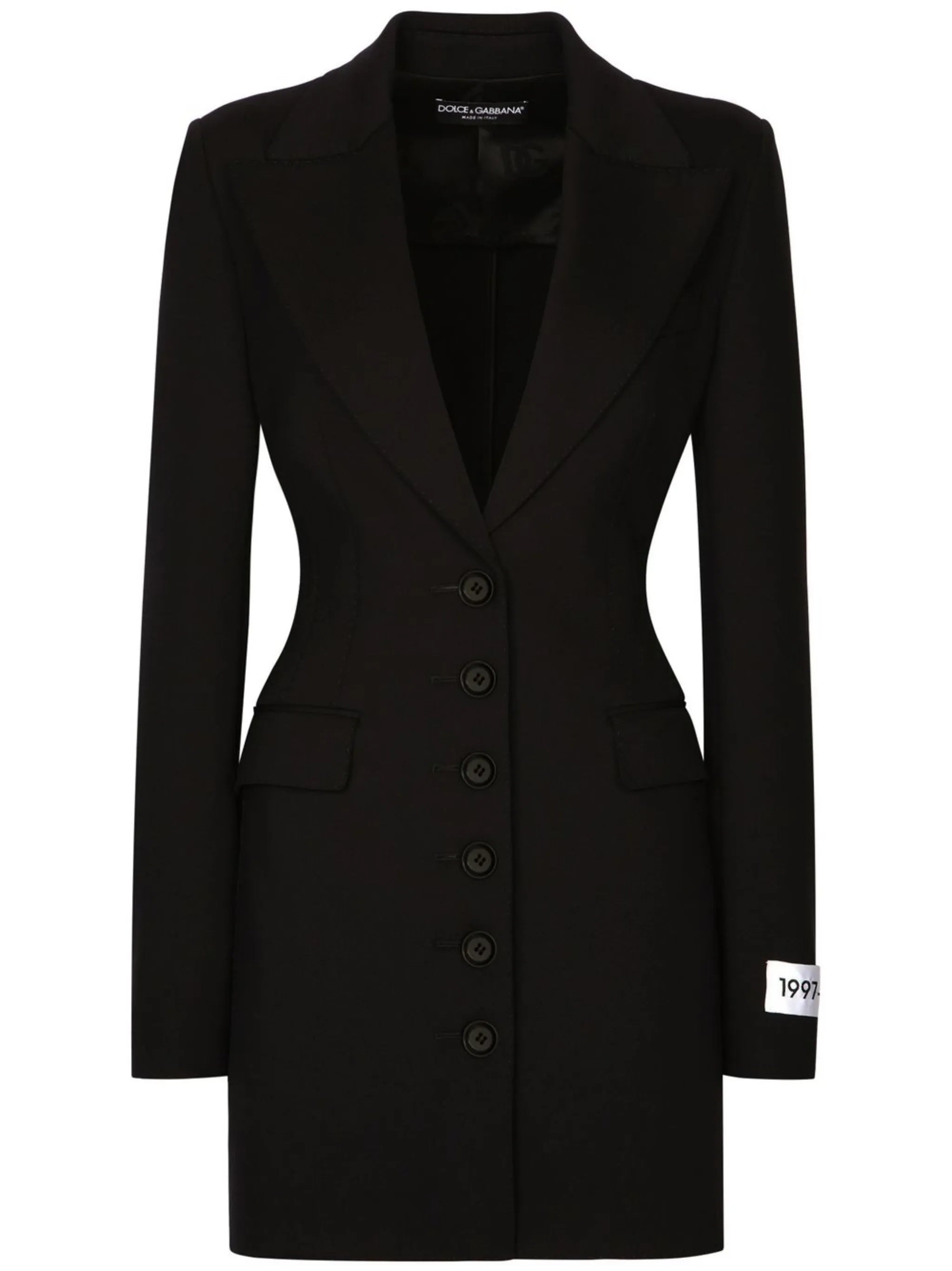 KIM DOLCE&GABBANA fitted peak-lapel blazer