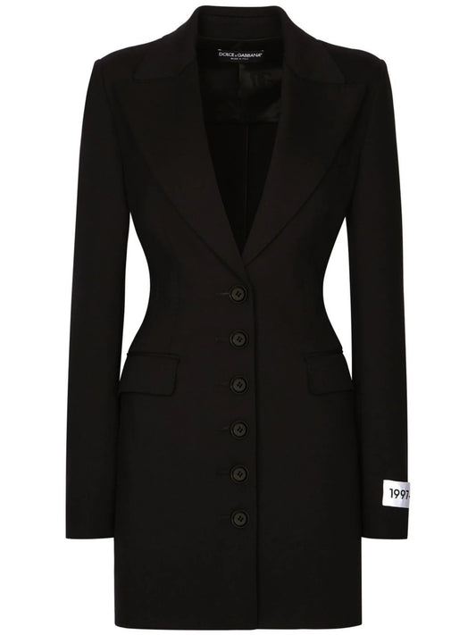 KIM DOLCE&GABBANA fitted peak-lapel blazer
