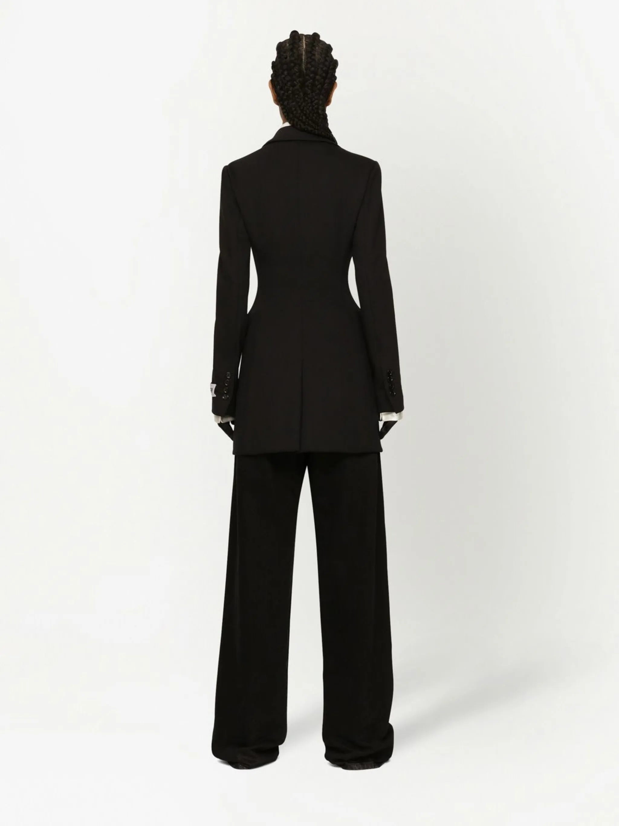 KIM DOLCE&GABBANA fitted peak-lapel blazer