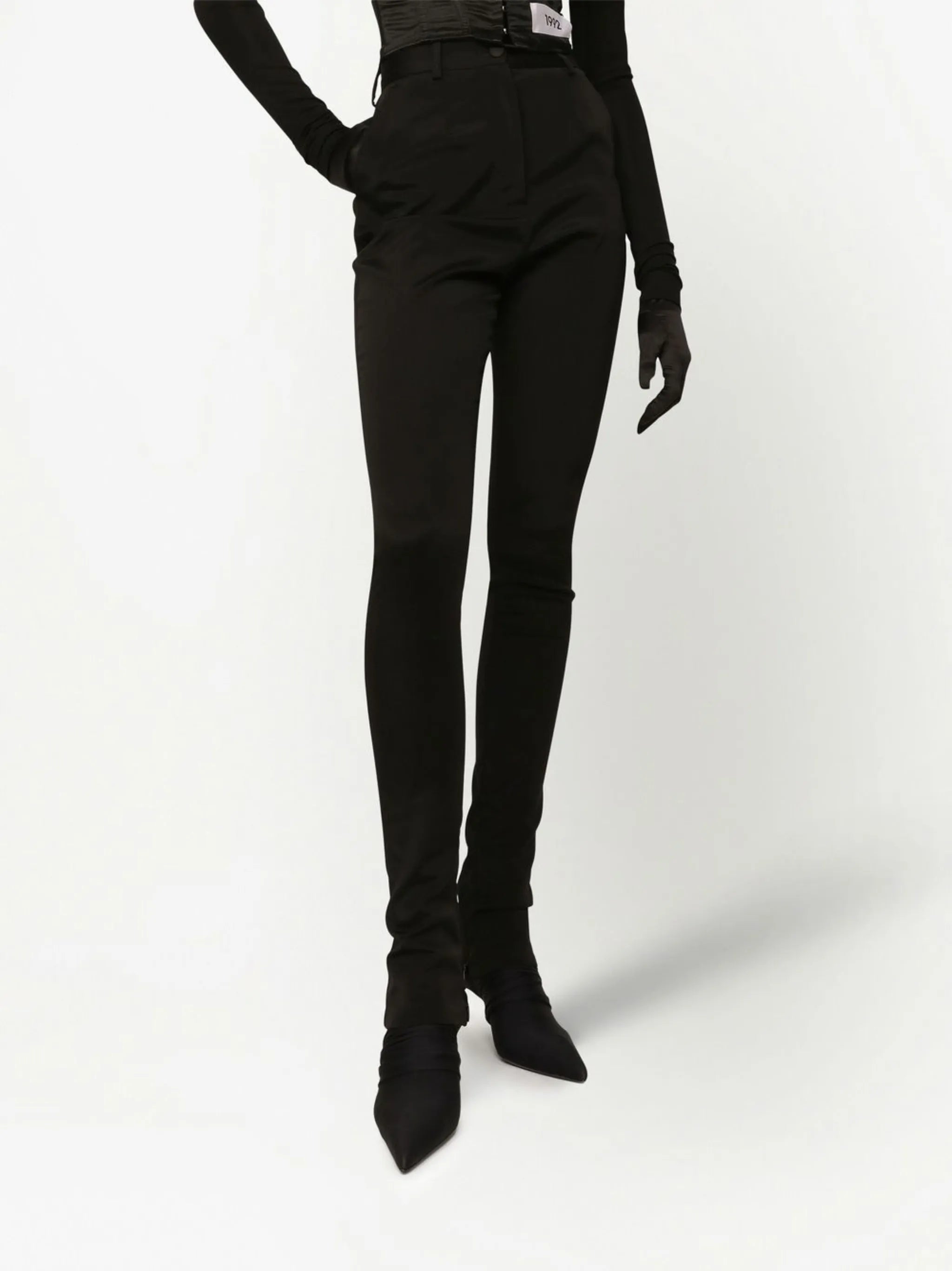 KIM DOLCE&GABBANA Cady slim-cut trousers
