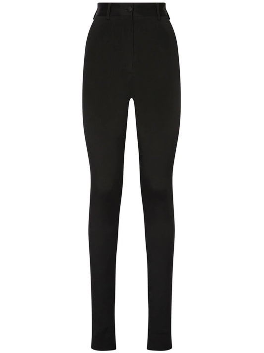 KIM DOLCE&GABBANA Cady slim-cut trousers