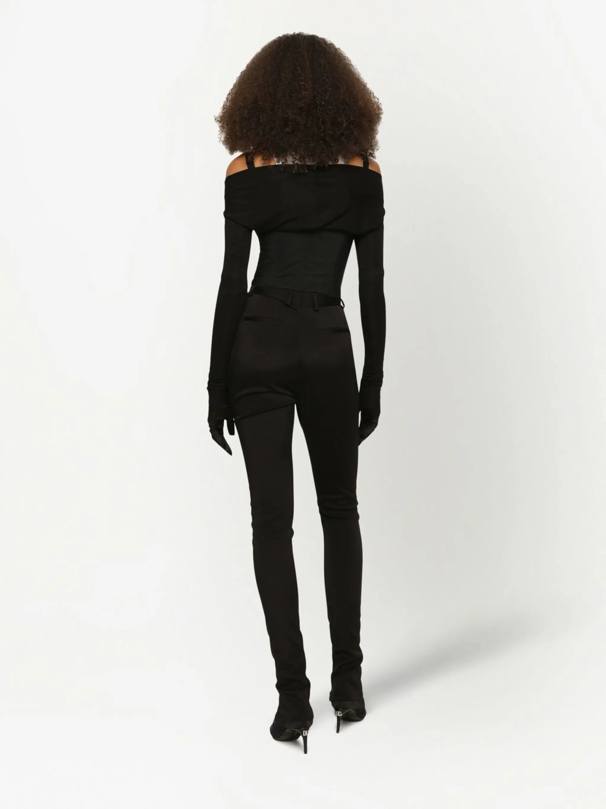 KIM DOLCE&GABBANA Cady slim-cut trousers