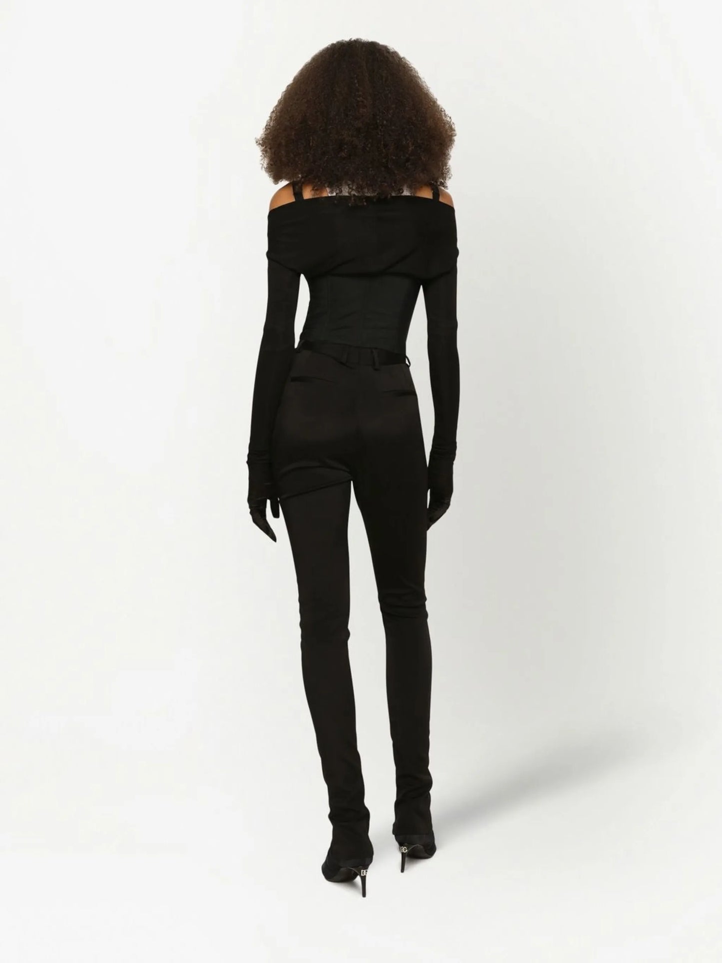 KIM DOLCE&GABBANA Cady slim-cut trousers