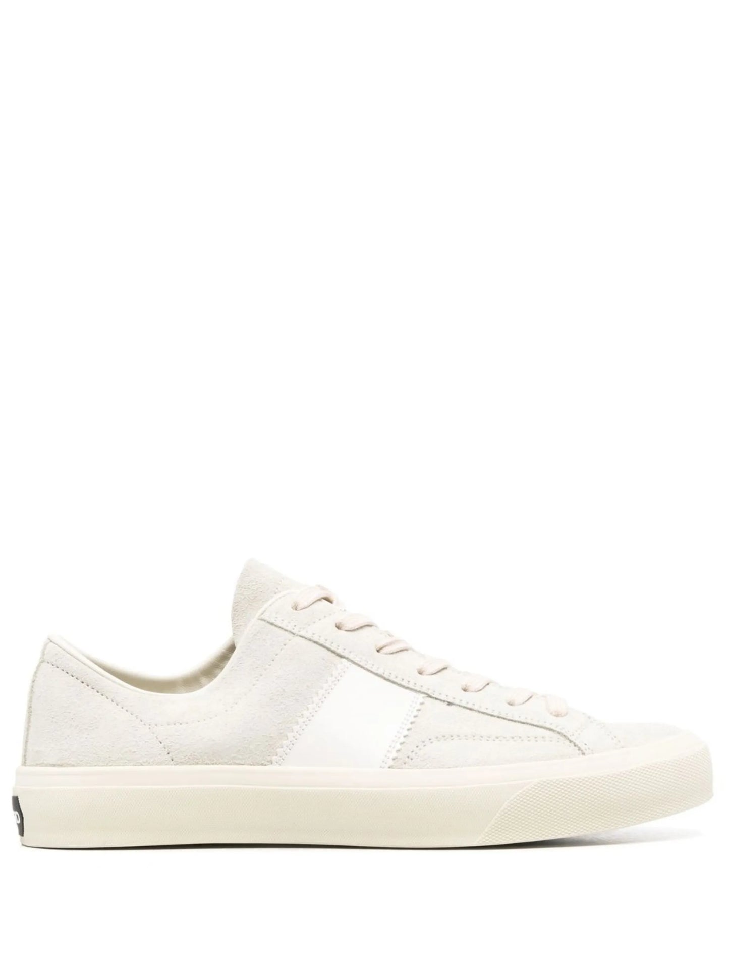 logo-patch lace-up sneakers