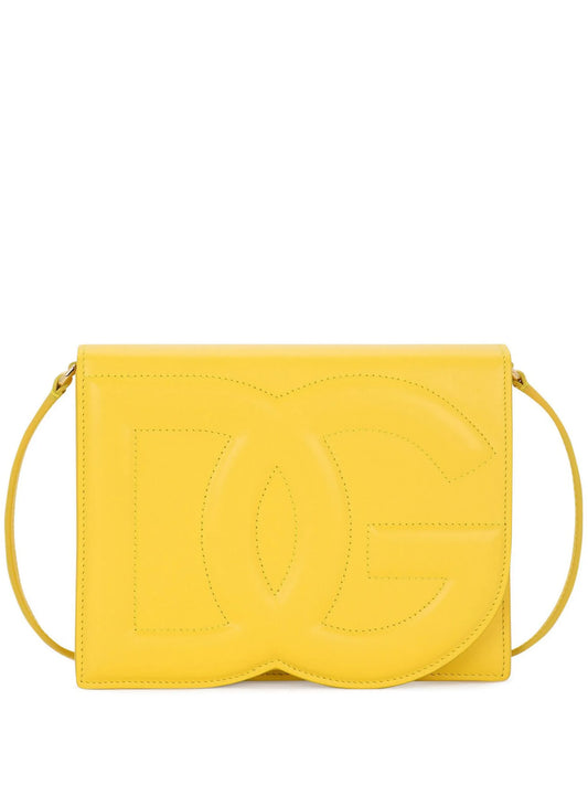DG Logo leather cross body bag
