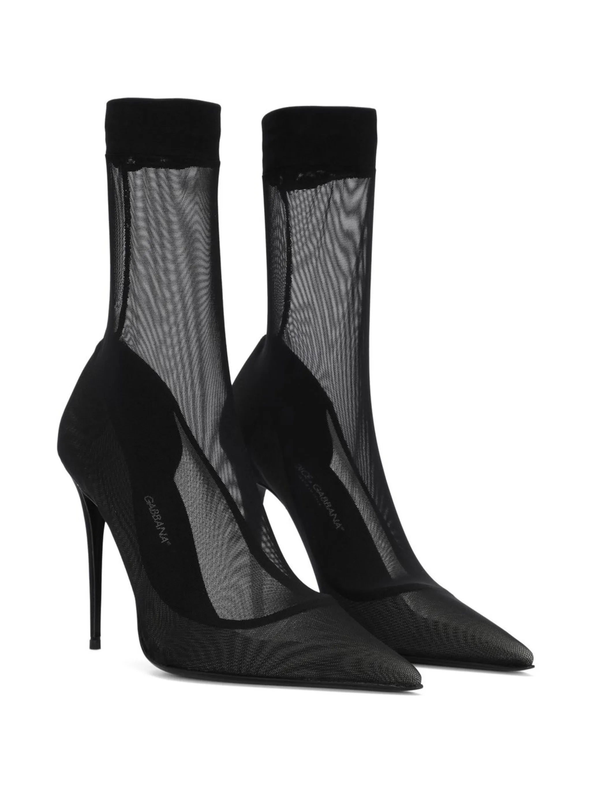 KIM DOLCE&GABBANA tulle ankle boots