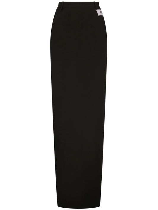 KIM DOLCE&GABBANA side-zip maxi skirt