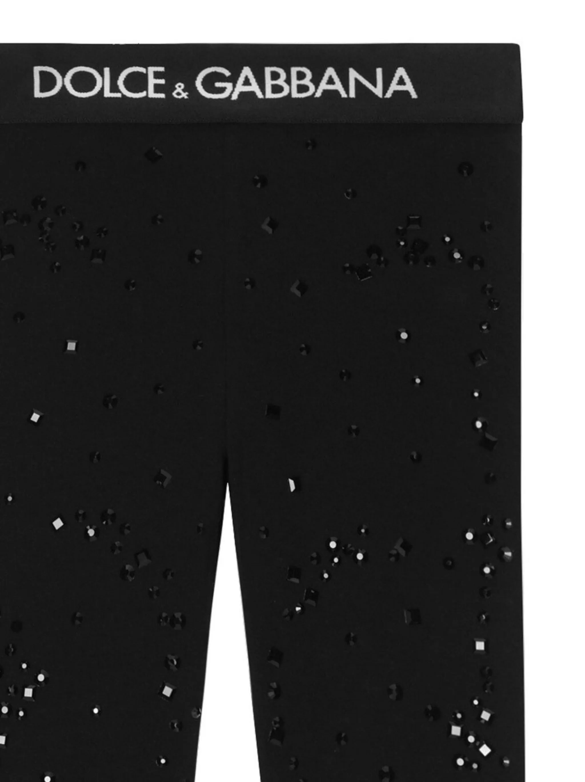 Interlock rhinestone-embellished leggings