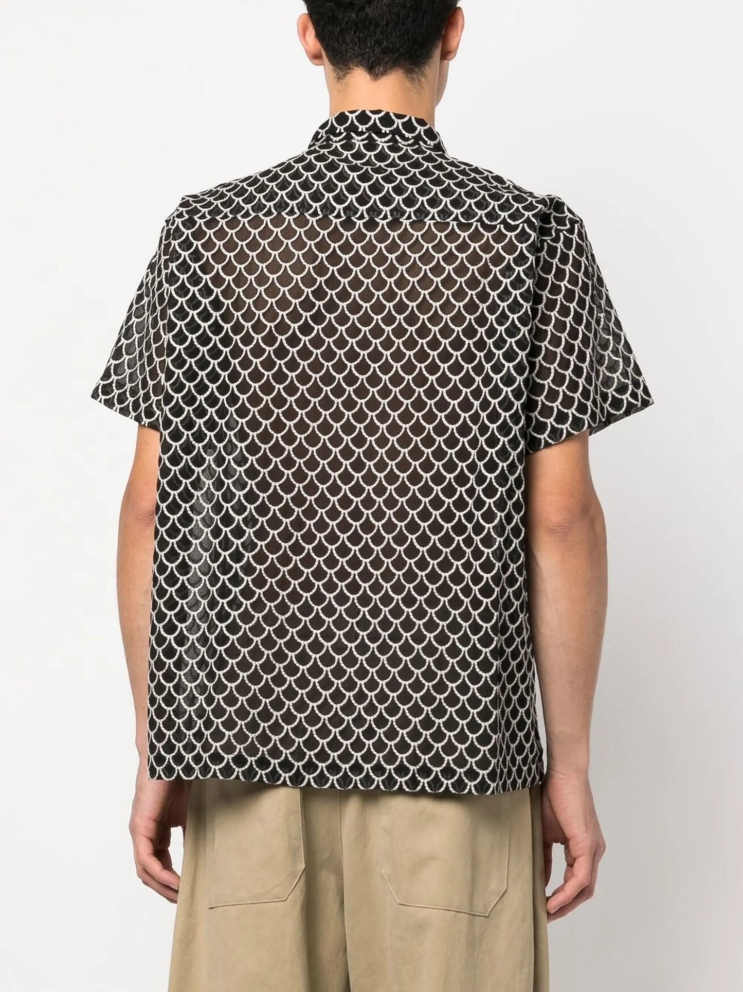 all-over graphic-print shirt