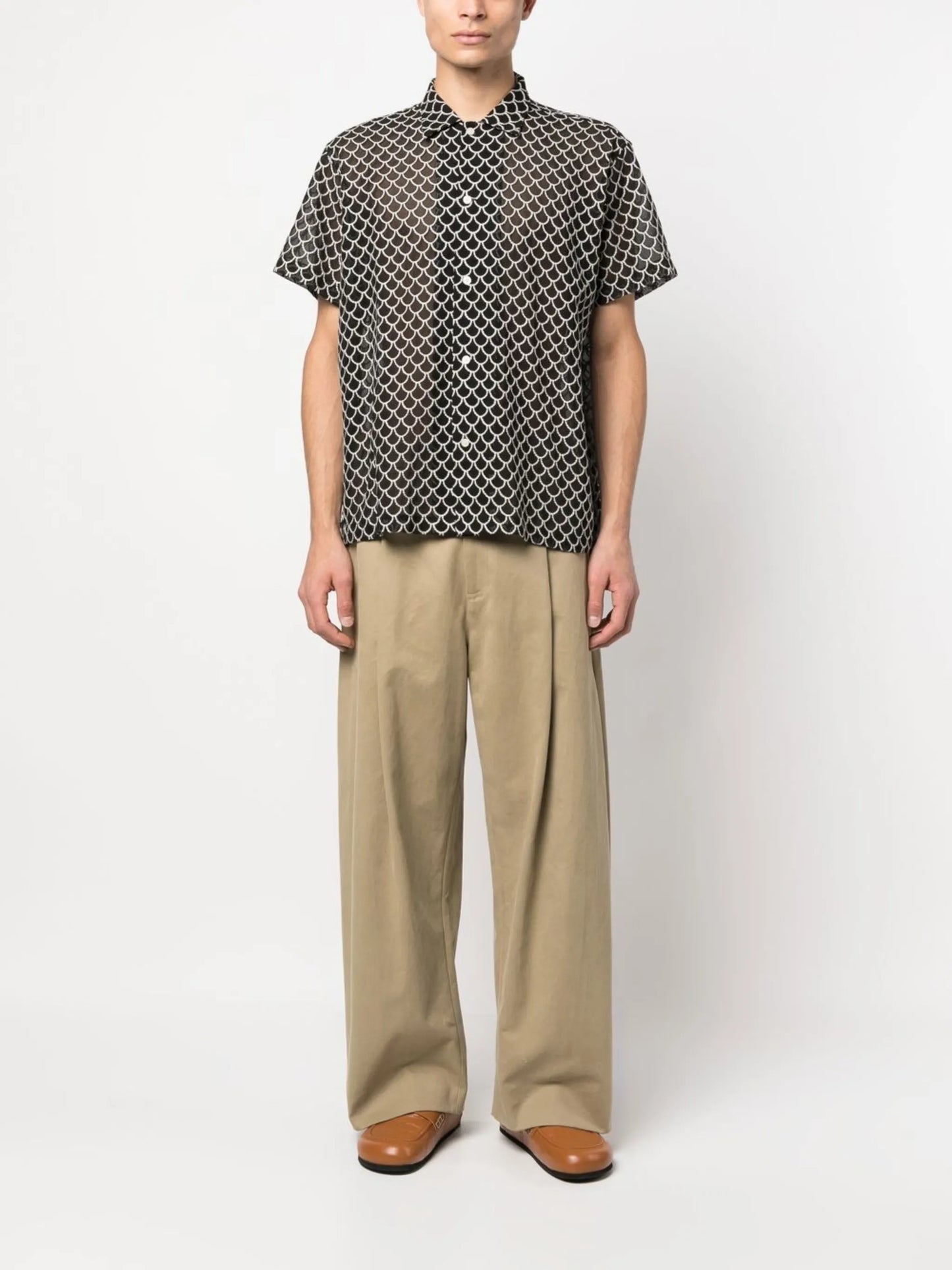 all-over graphic-print shirt