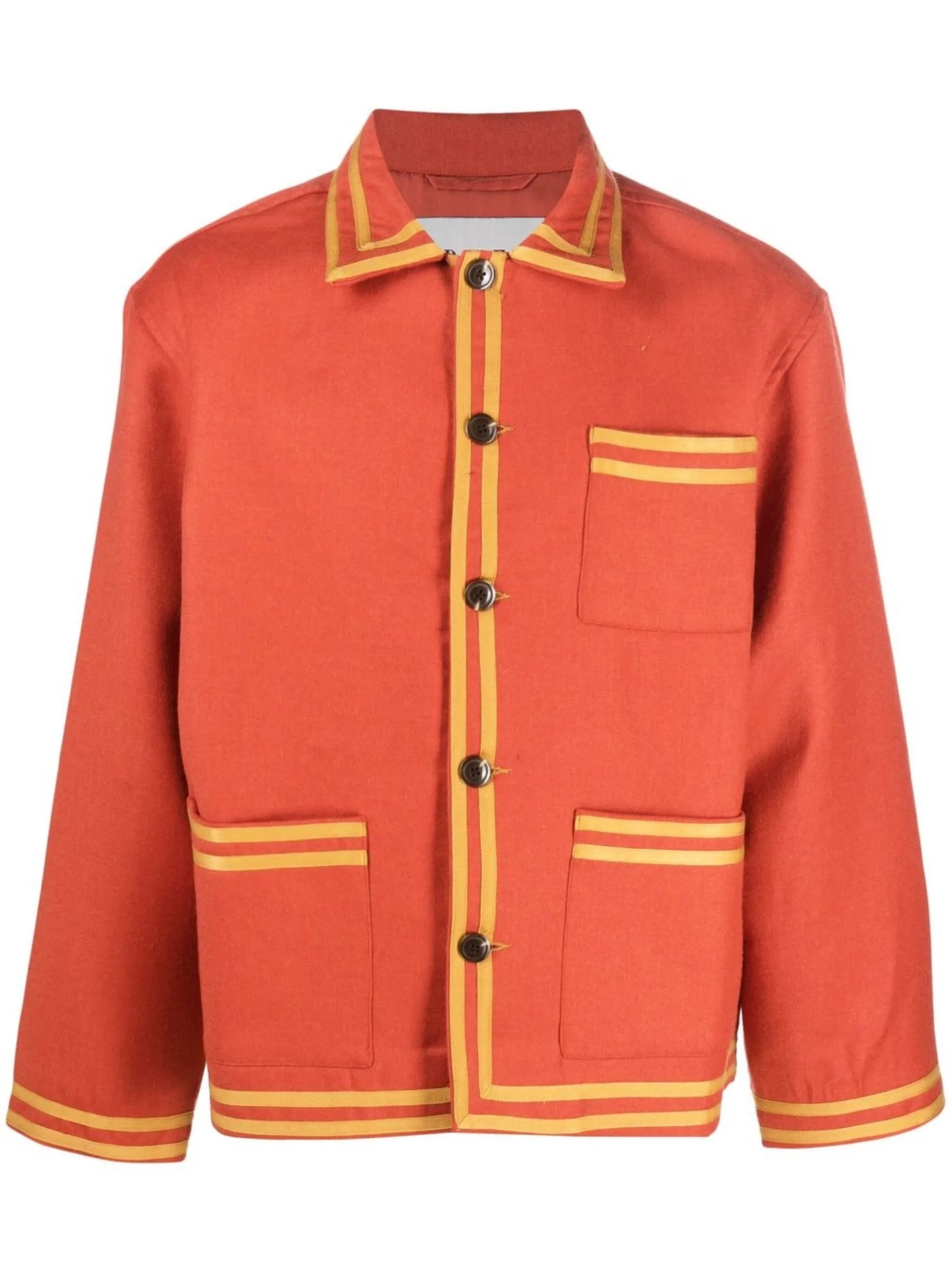 button-down fastening jacket