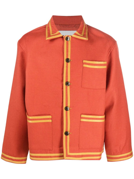 button-down fastening jacket
