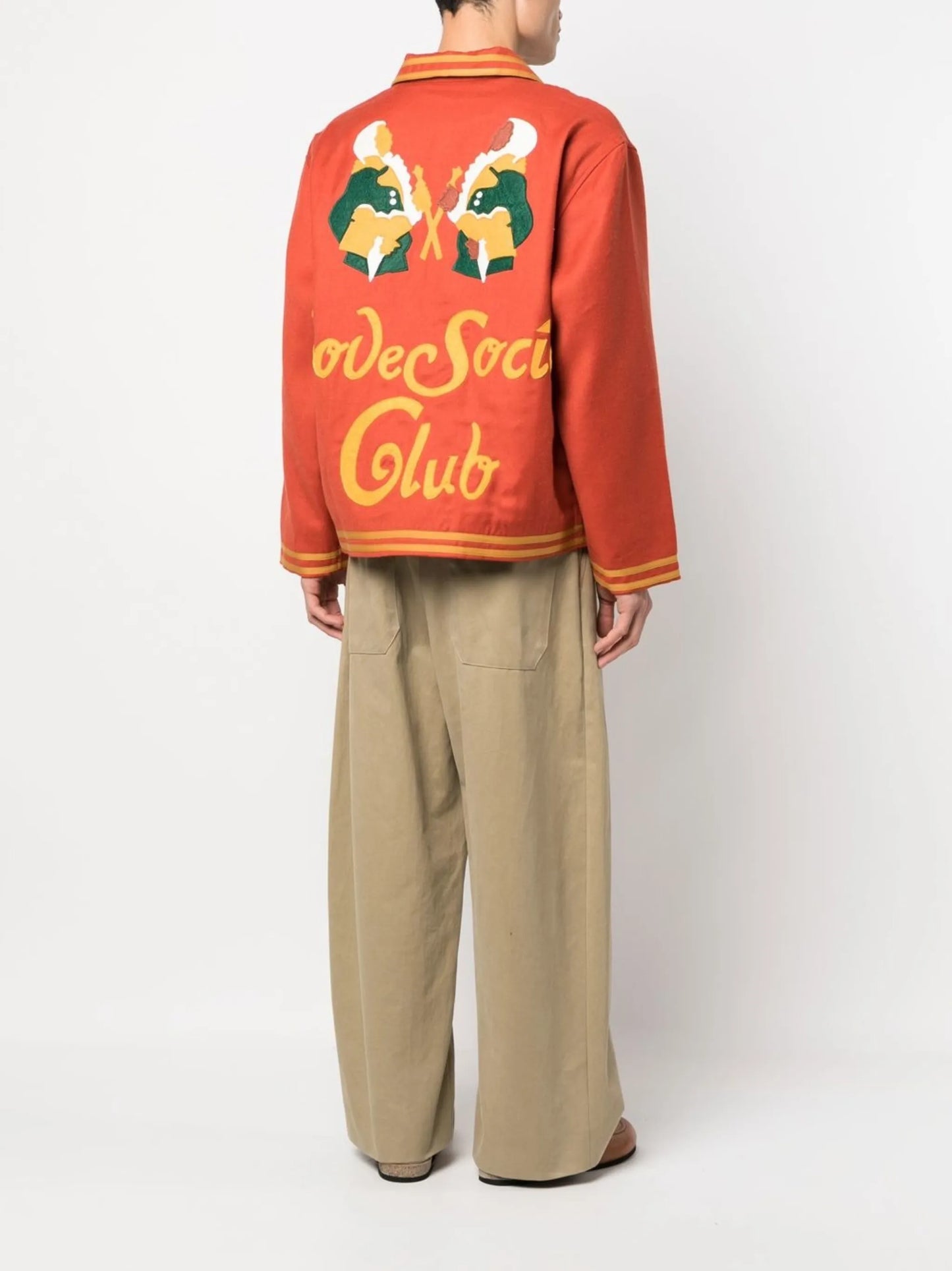 button-down fastening jacket