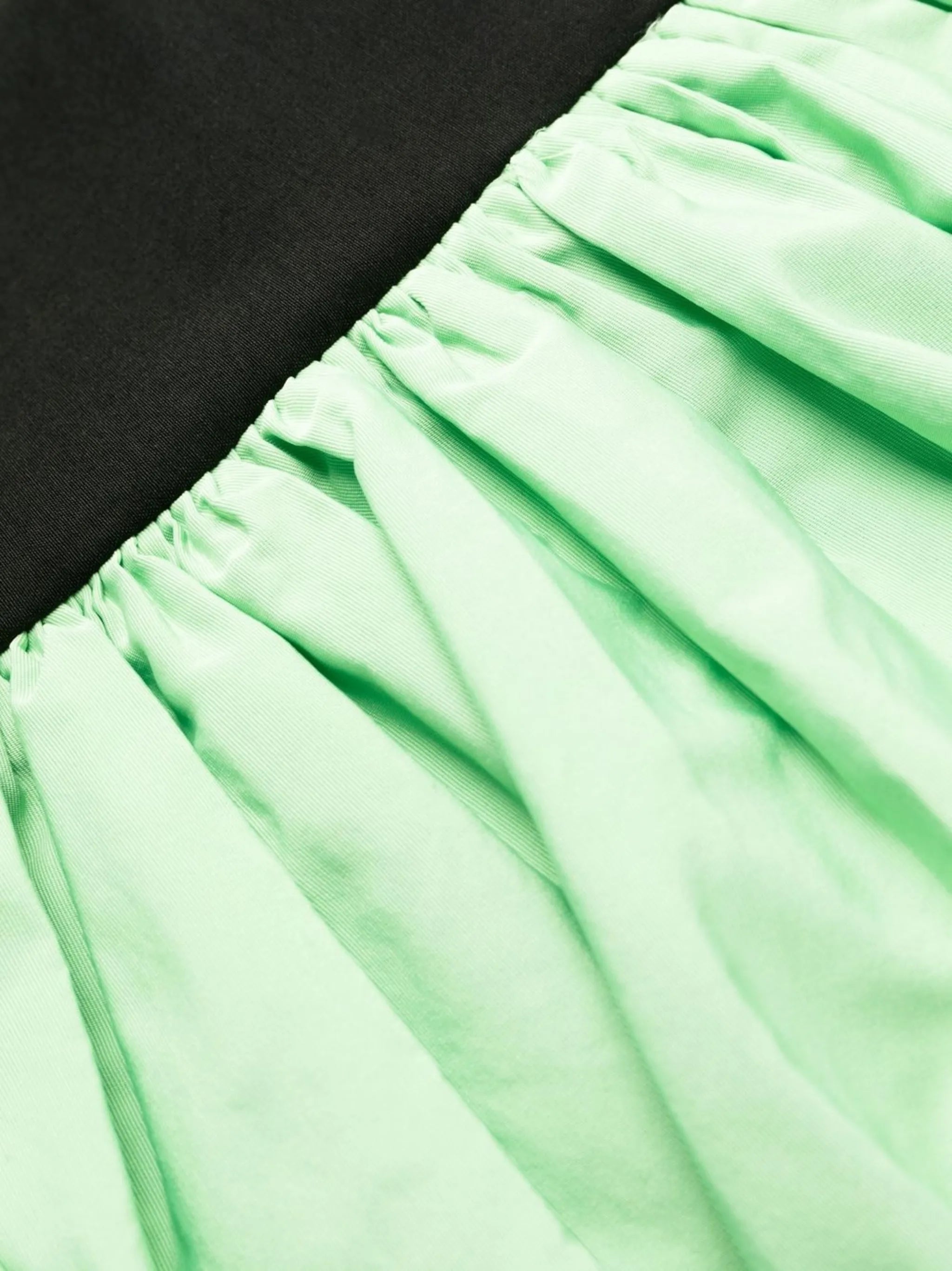 two-tone puffball minidress