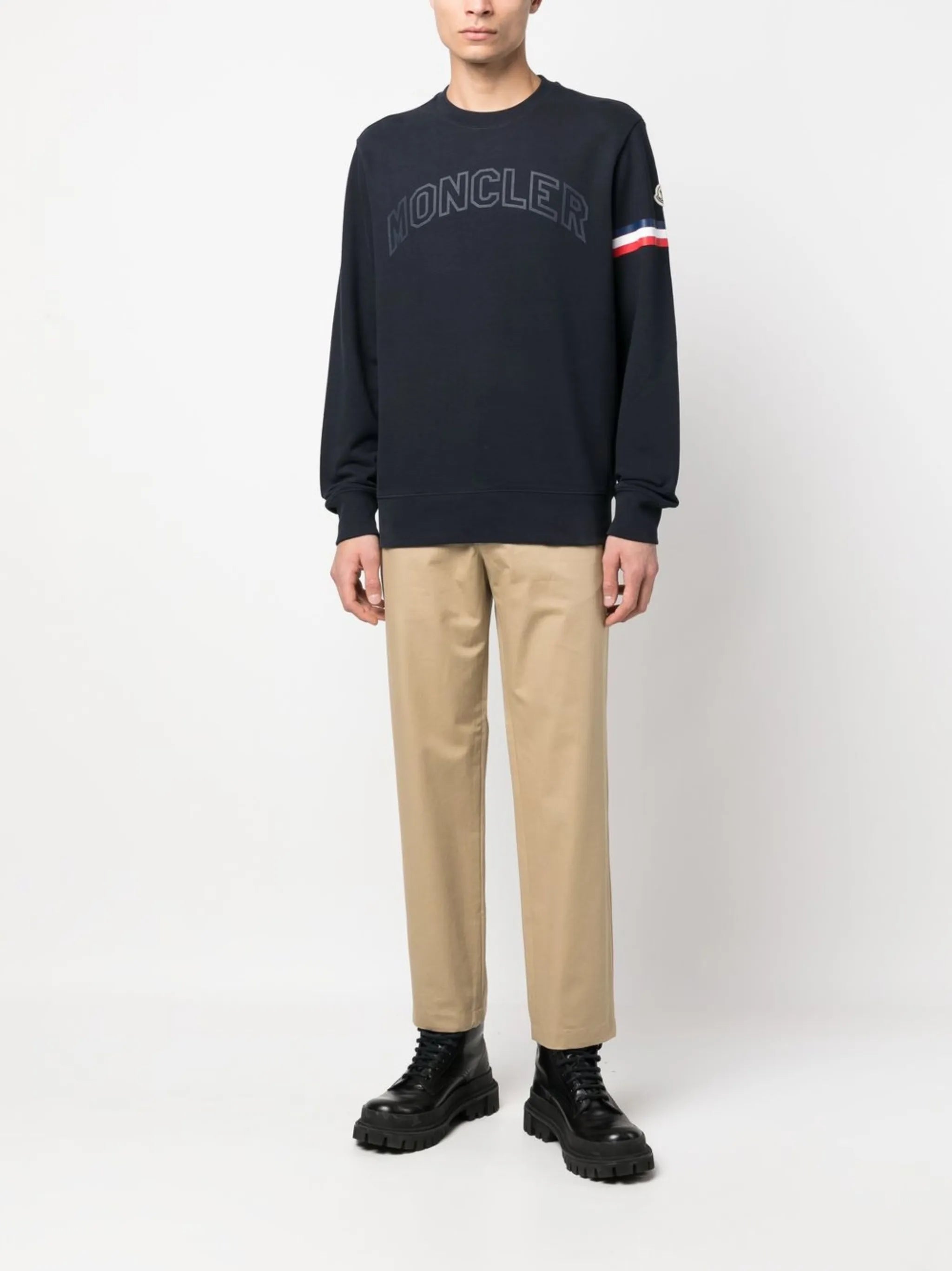 logo-print cotton sweatshirt