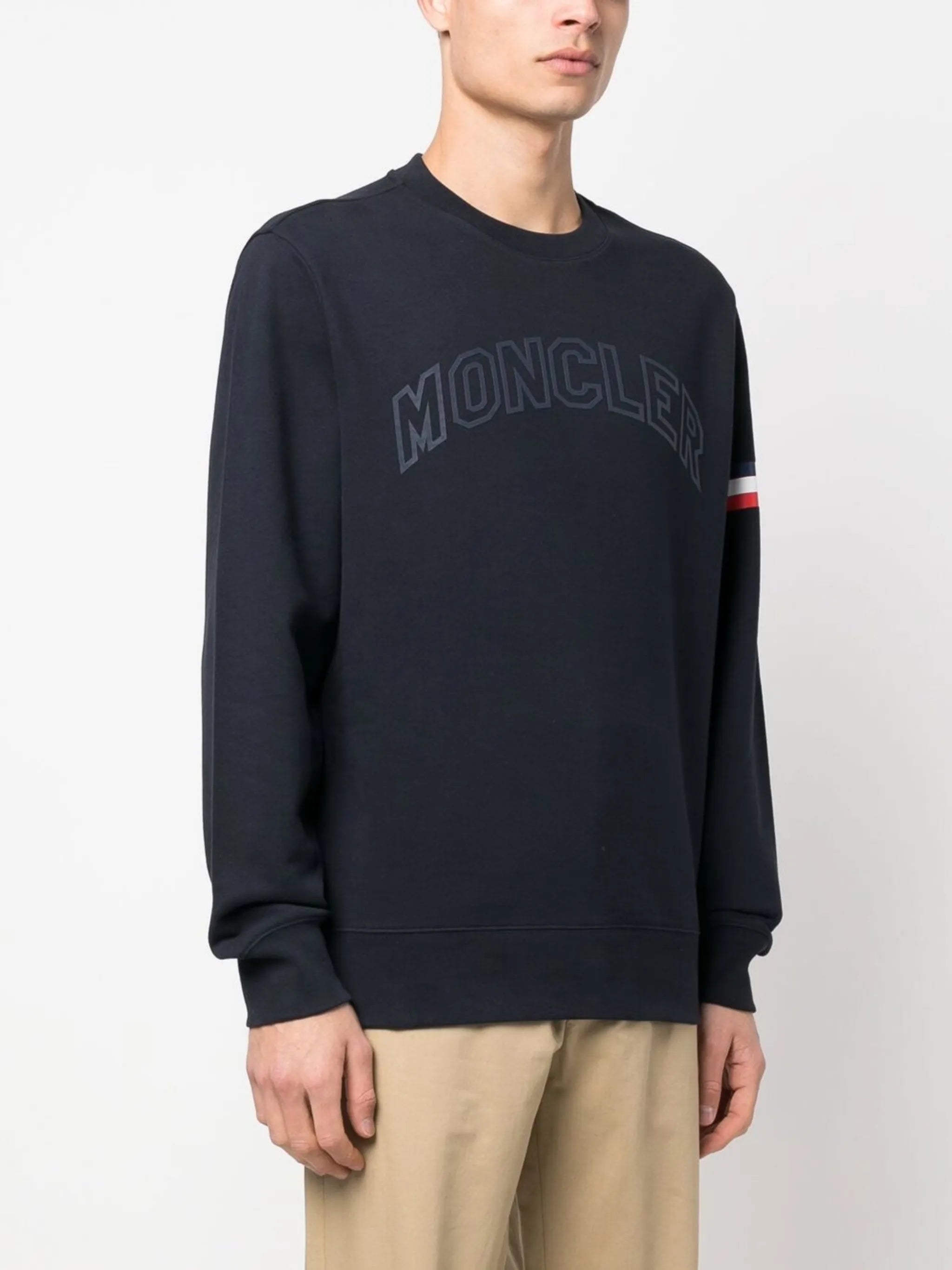 logo-print cotton sweatshirt