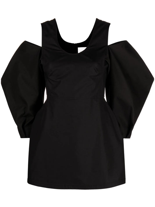 cold-shoulder blouse