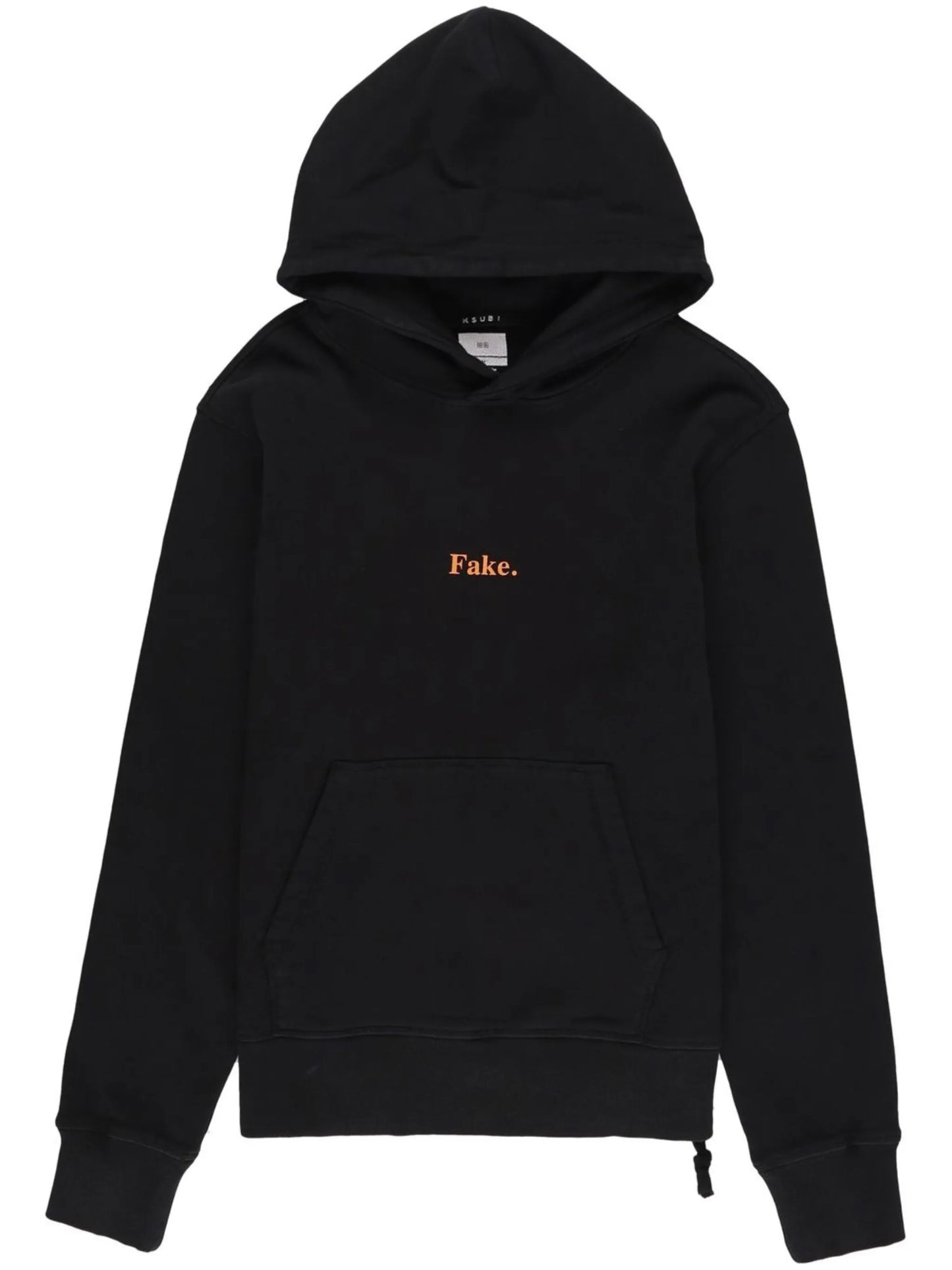rear graphic-print cotton hoodie