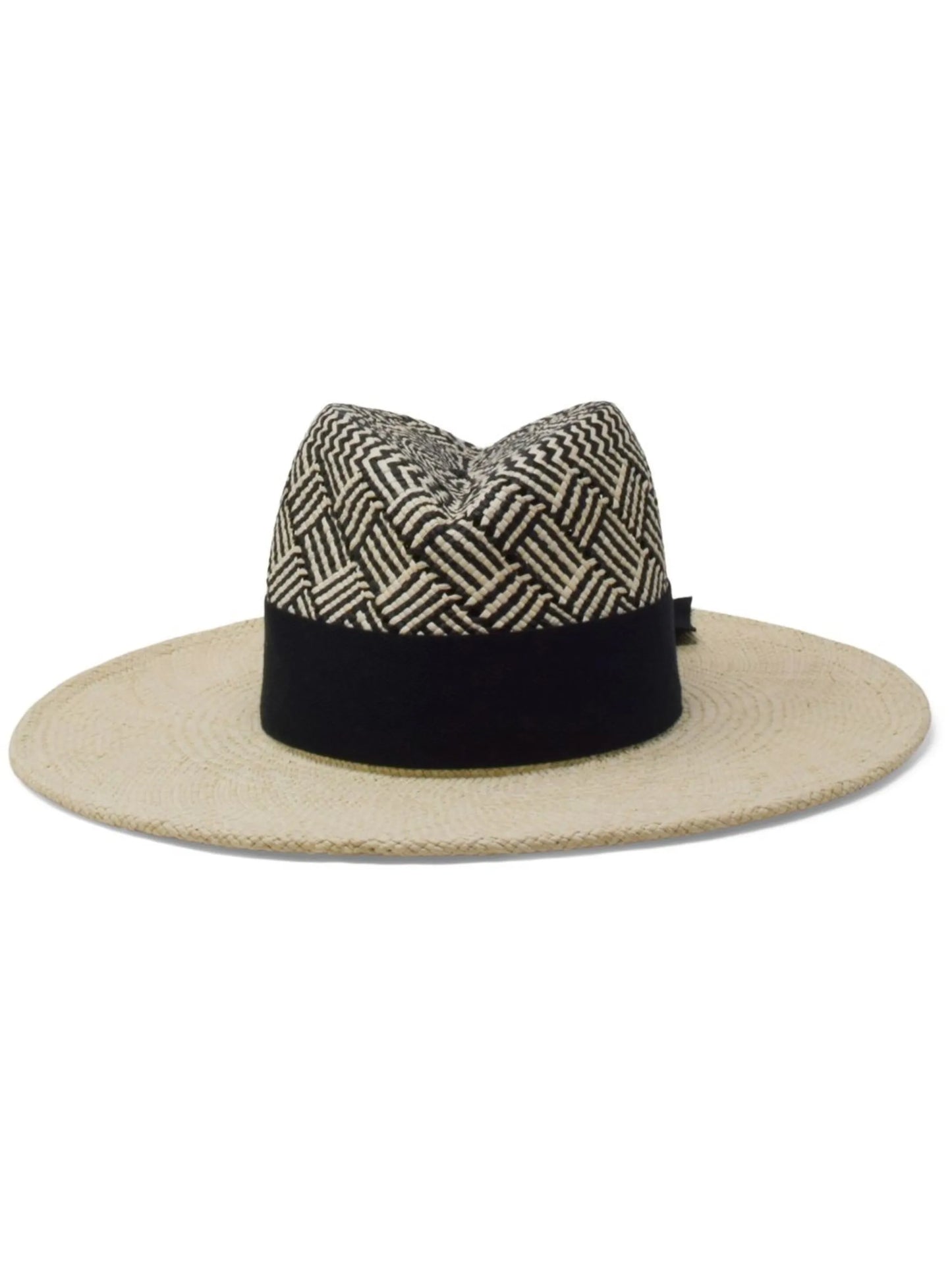Jeanne patterned fedora hat