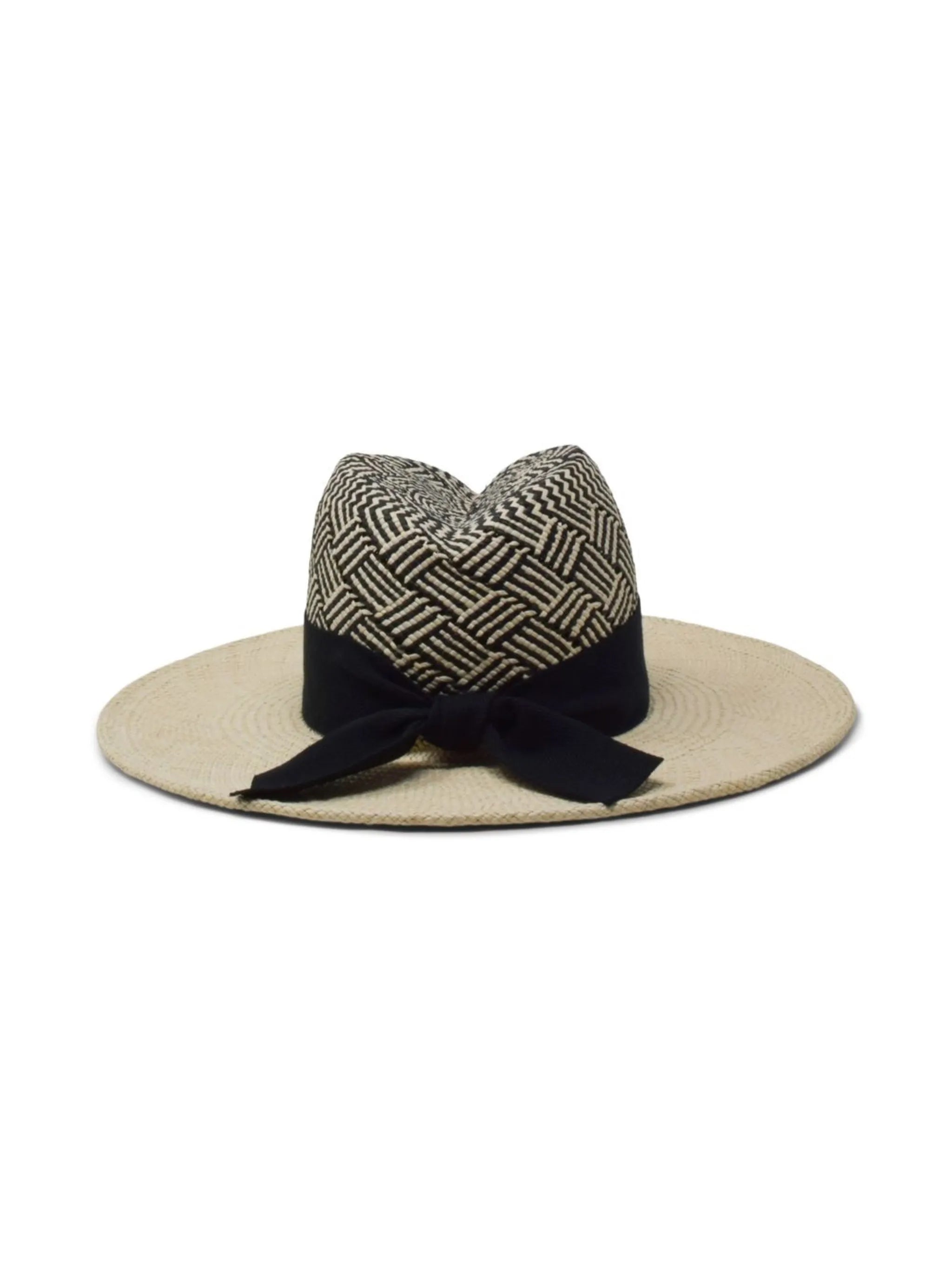 Jeanne patterned fedora hat