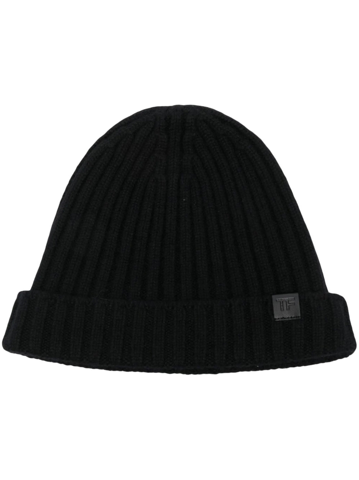 ribbed-knit beanie hat