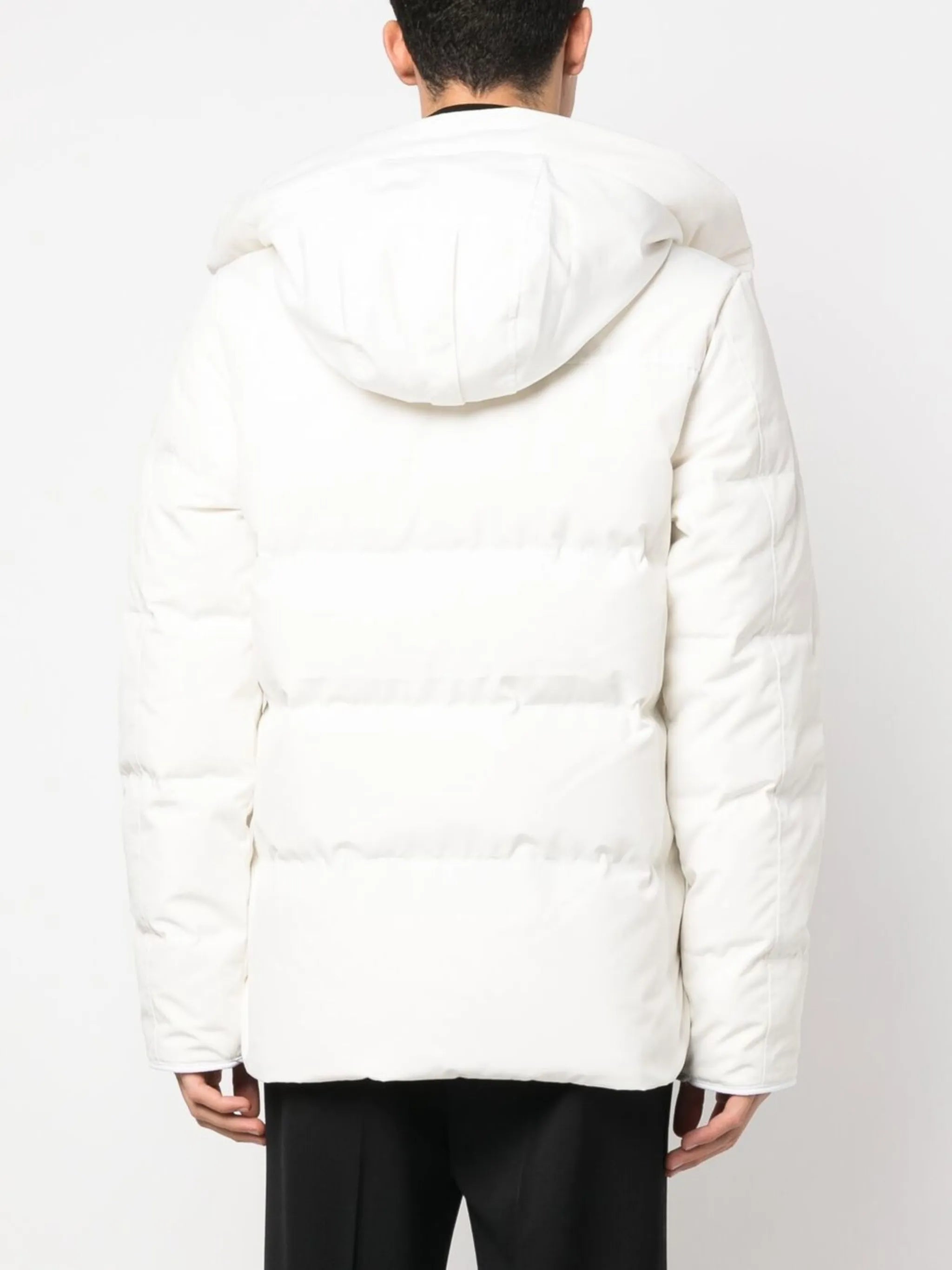 hooded puffer jacket