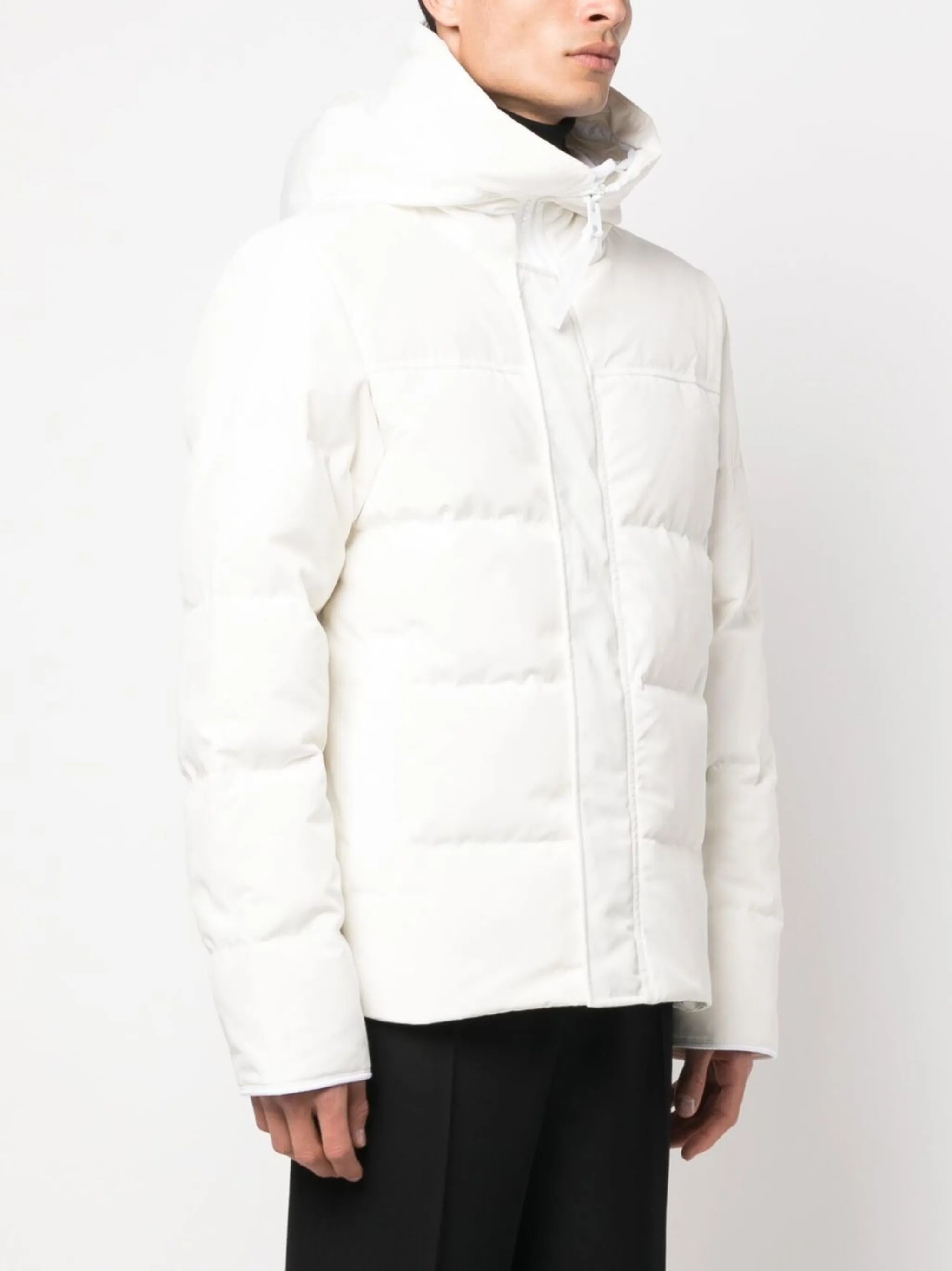 hooded puffer jacket