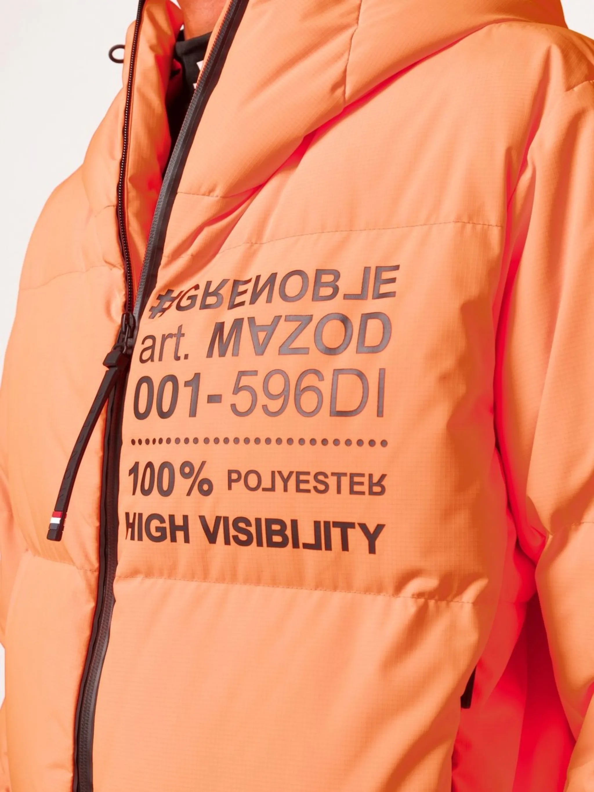 logo-print puffer jacket