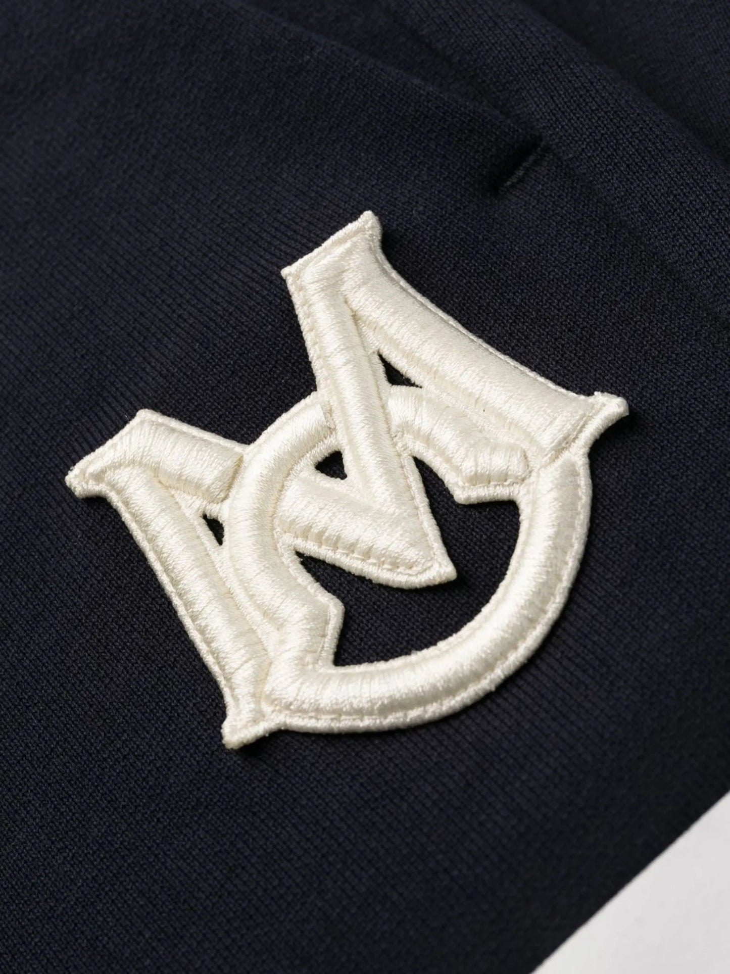 logo-patch cotton track pants